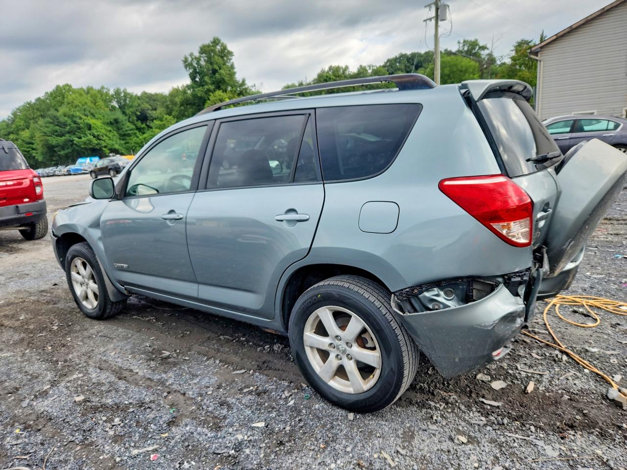 2008 Toyota Rav4 Limited Silver vin: JTMBD31V385134332