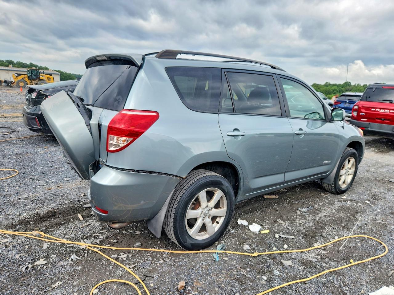 2008 Toyota Rav4 Limited Silver vin: JTMBD31V385134332