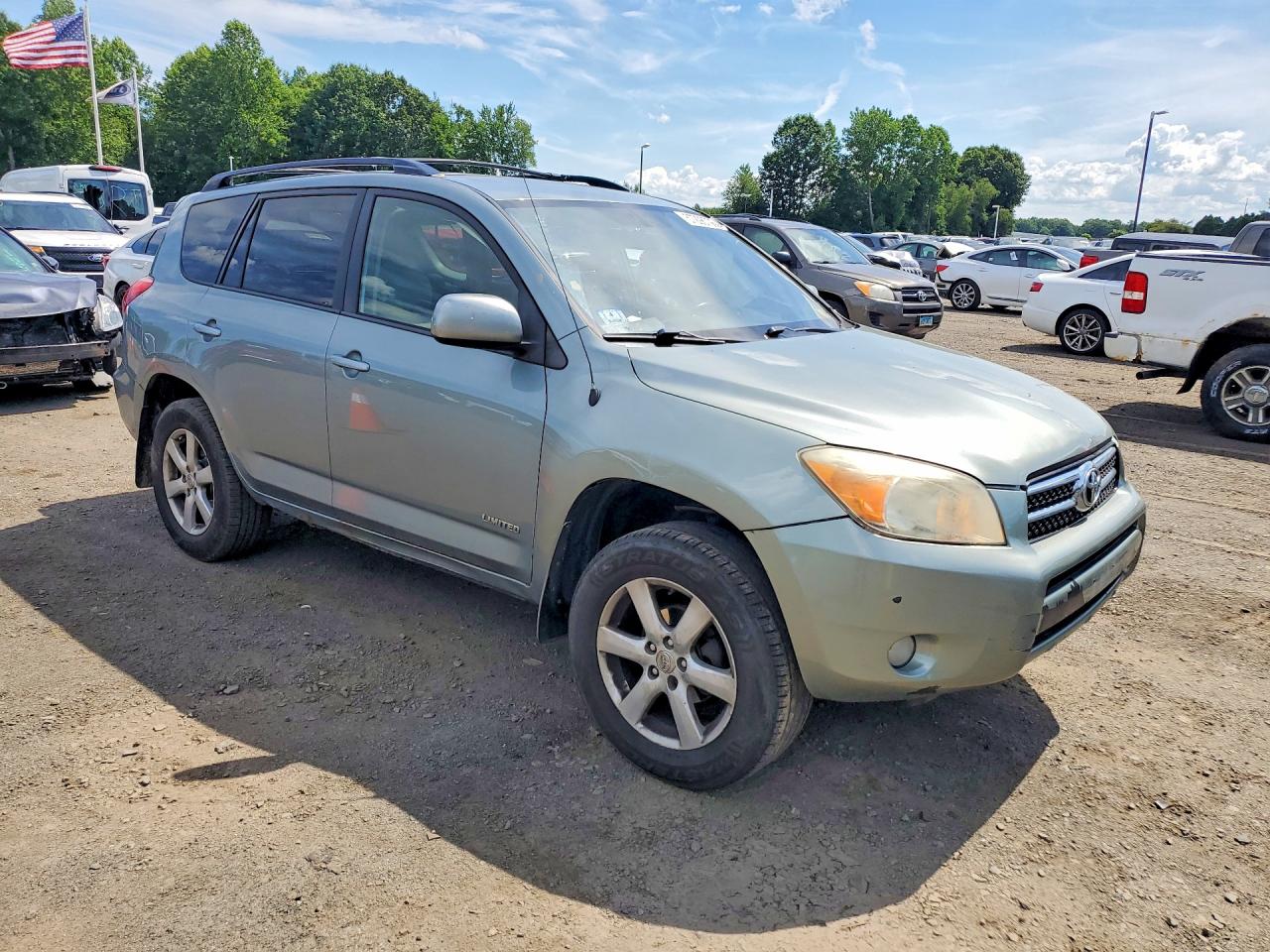 2008 Toyota Rav4 Limited Green vin: JTMBD31V385154001