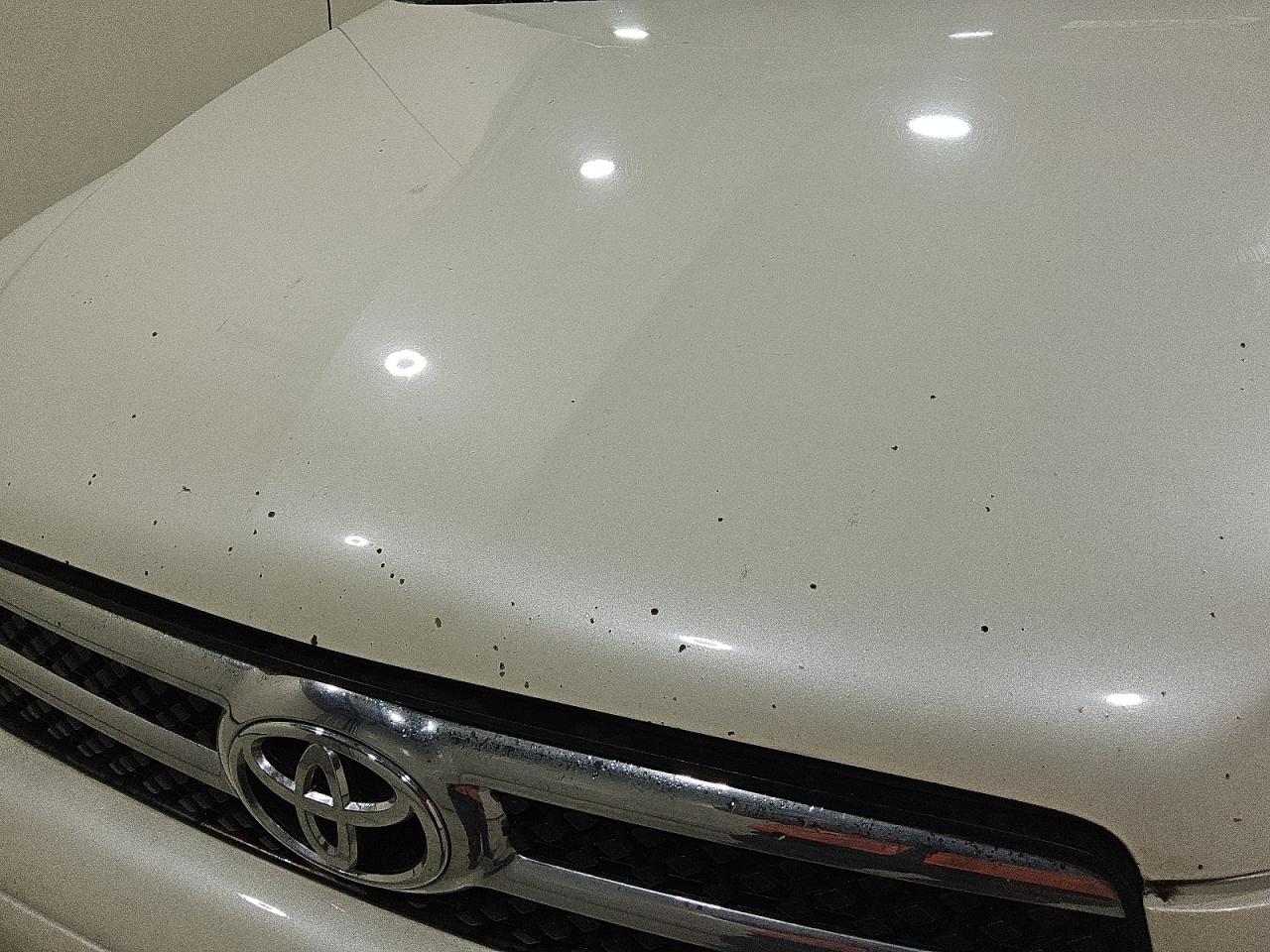 2008 Toyota Rav4 Limited White vin: JTMBD31V385154614 Damage: Hood, Chipped, 7