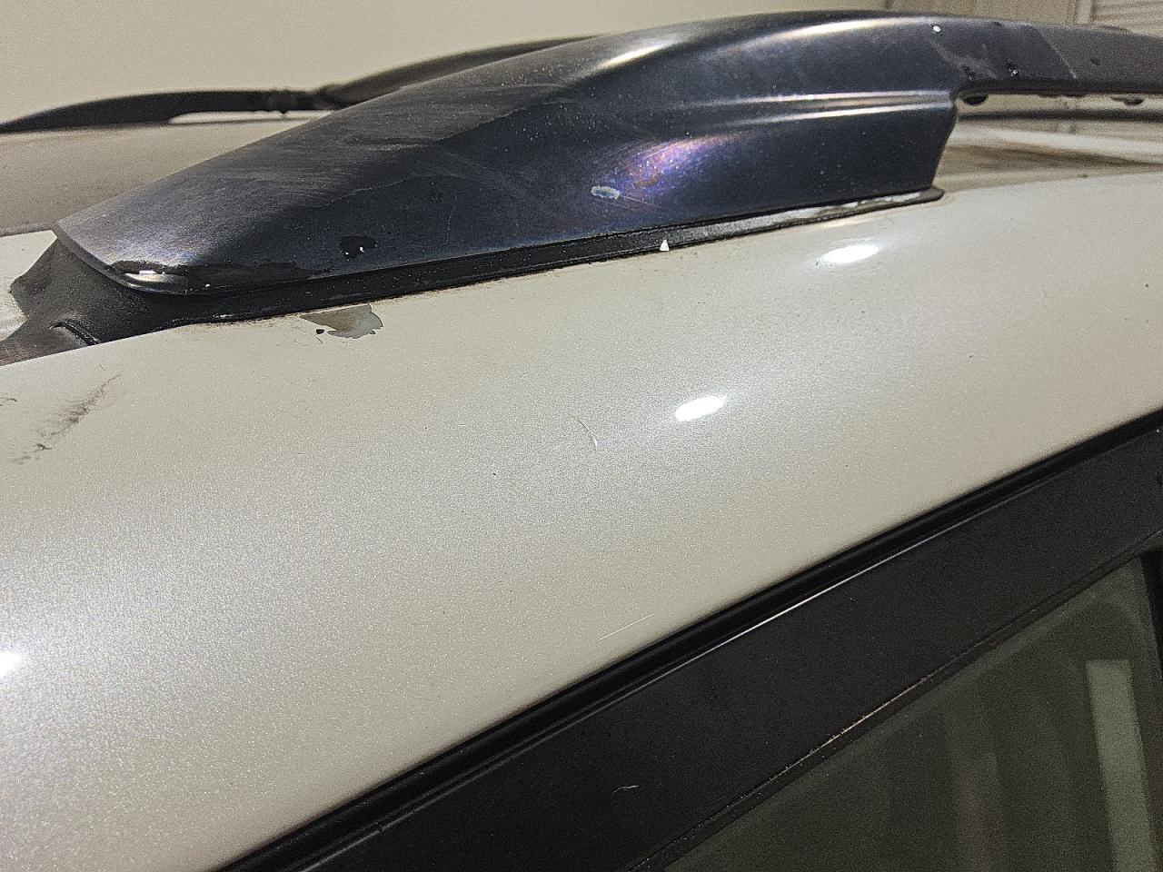 2008 Toyota Rav4 Limited White vin: JTMBD31V385154614 Damage: Left Drip Rail, Chipped, 2