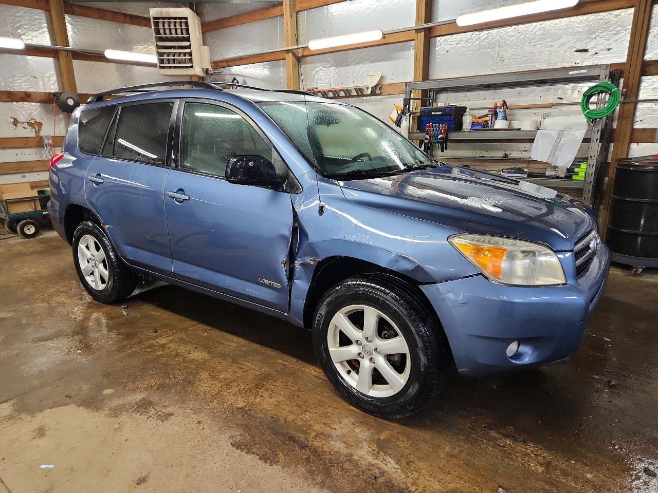2008 Toyota Rav4 Limited Blue vin: JTMBD31V386085112