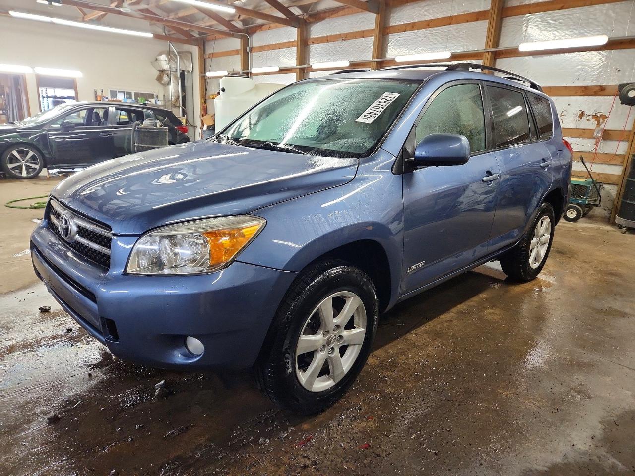 2008 Toyota Rav4 Limited Blue vin: JTMBD31V386085112