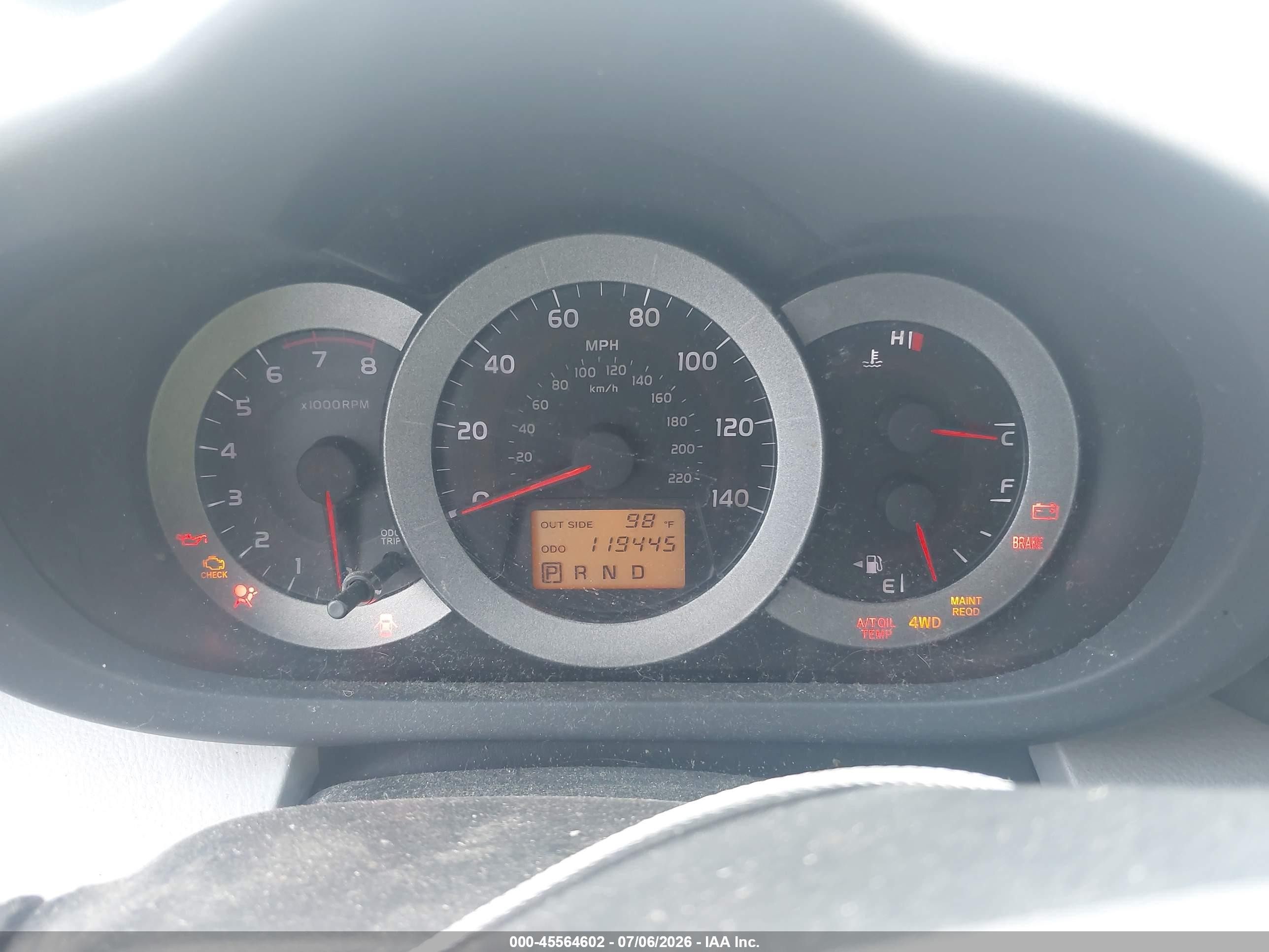 2006 Toyota Rav4 Limited Gray vin: JTMBD31V465025567
