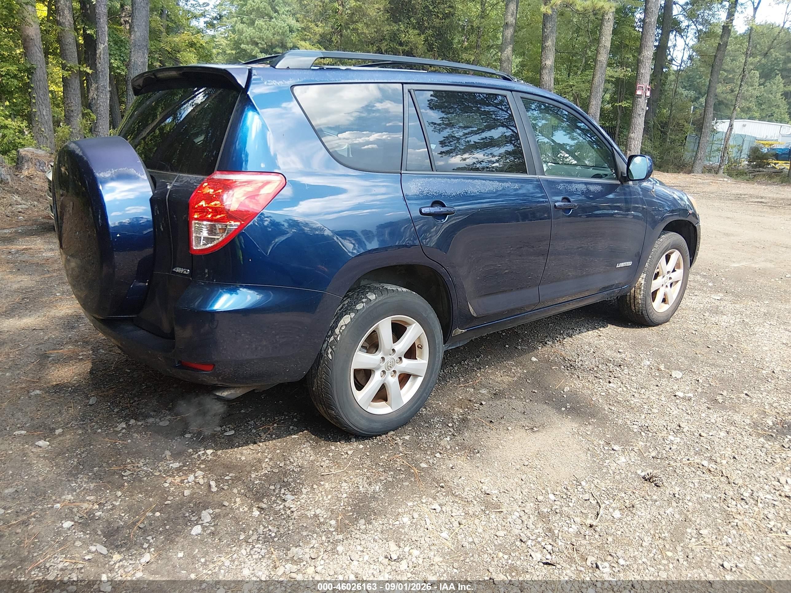 2006 Toyota Rav4 Limited Blue vin: JTMBD31V466018841