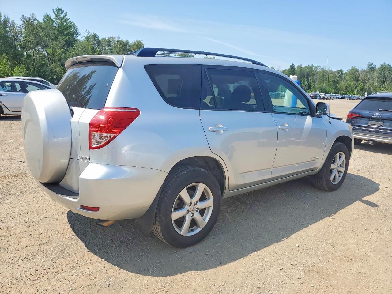 2006 Toyota Rav4 Limited Silver vin: JTMBD31V466022453