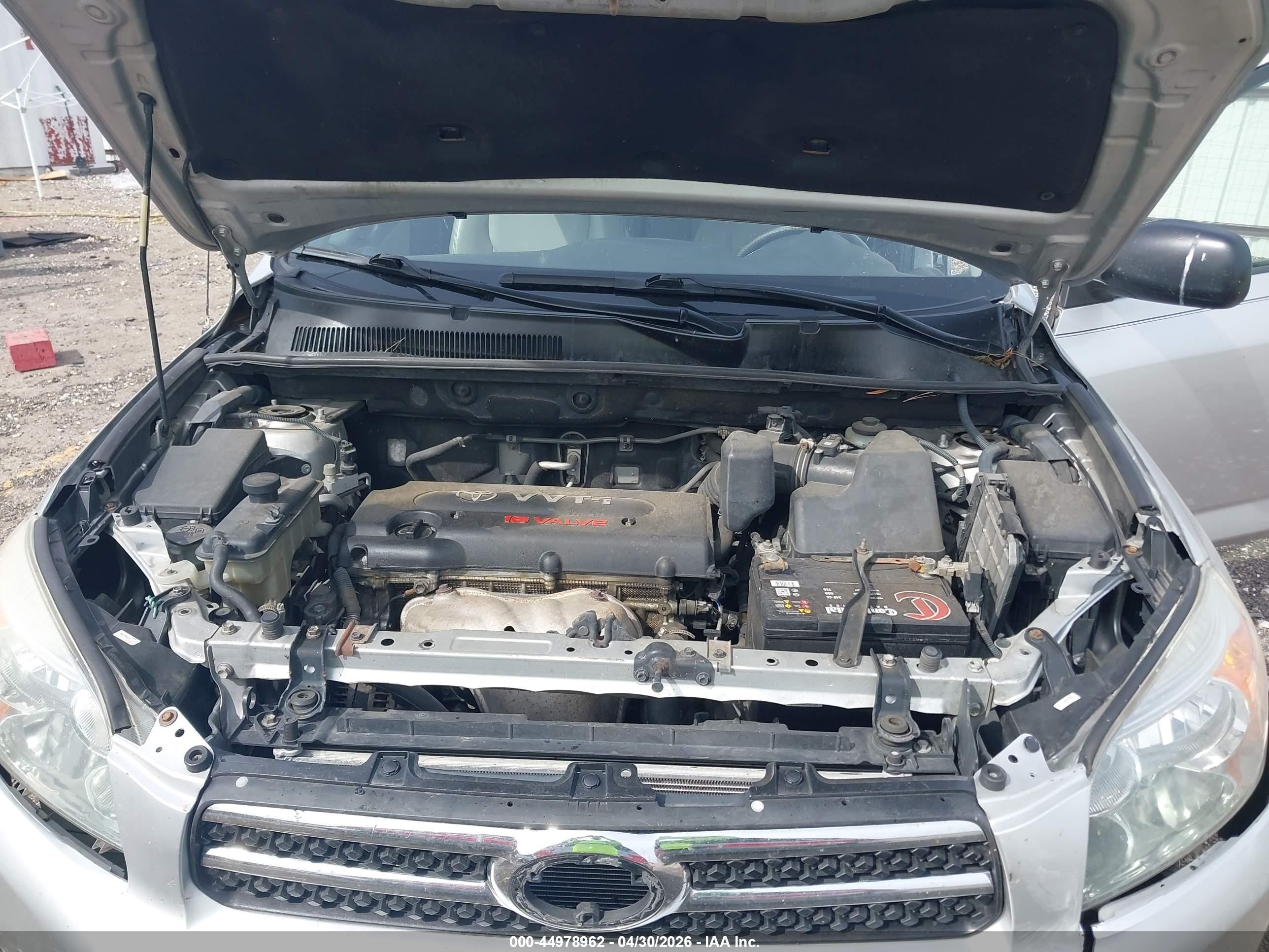 2007 Toyota Rav4 Limited Silver vin: JTMBD31V475057405