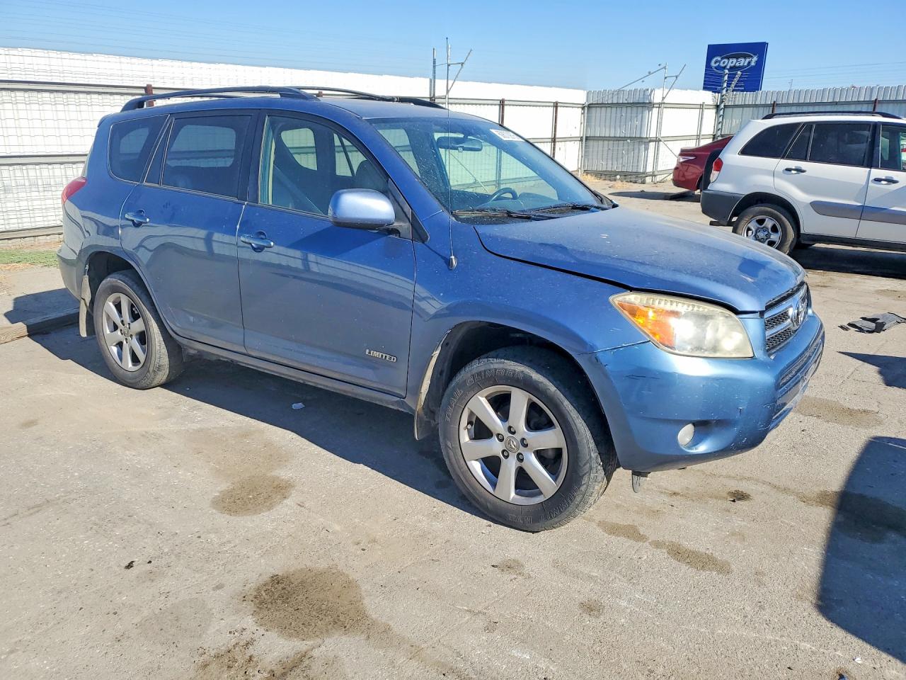 2007 Toyota Rav4 Limited Blue vin: JTMBD31V475073863