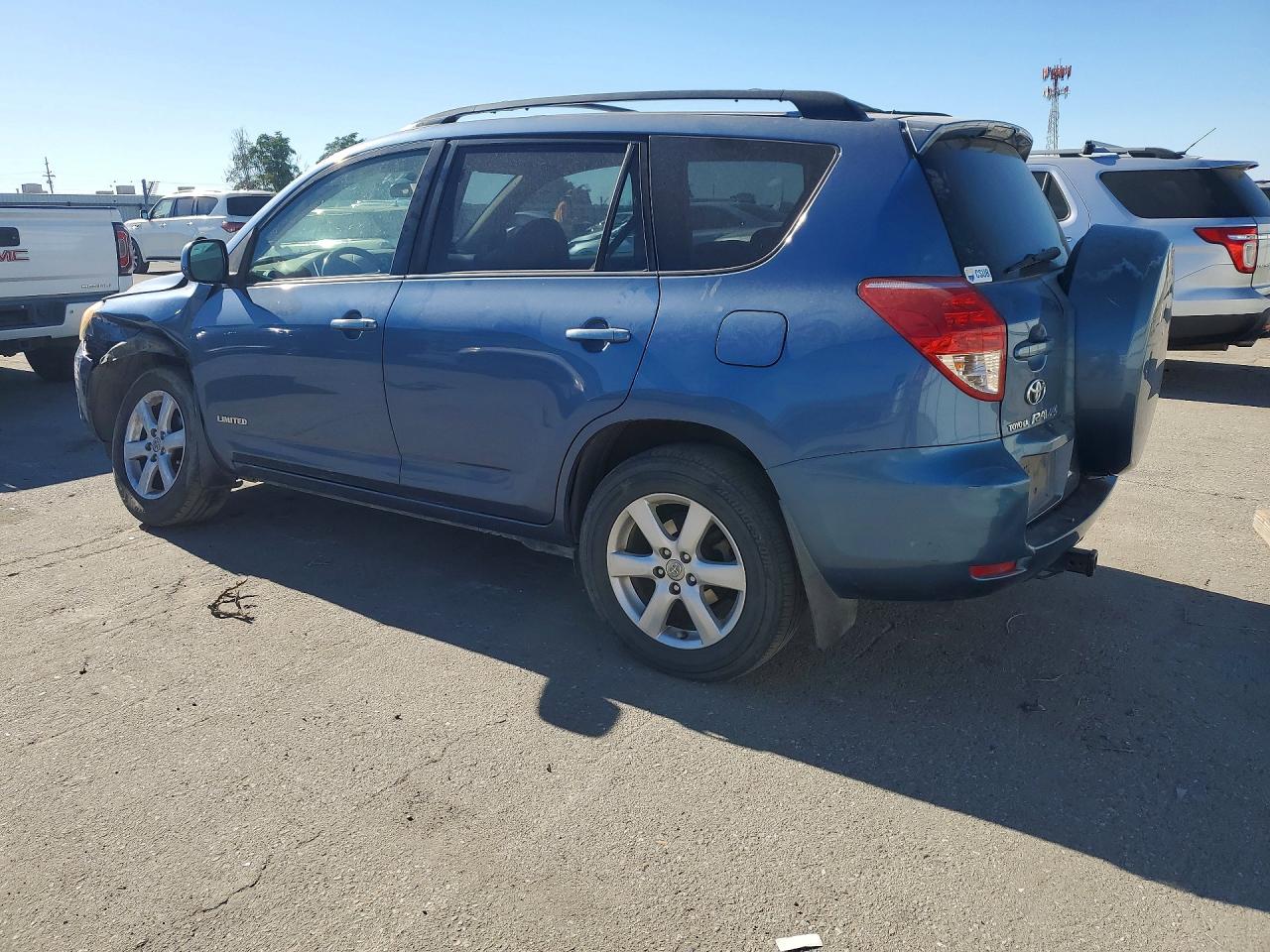 2007 Toyota Rav4 Limited Blue vin: JTMBD31V475073863