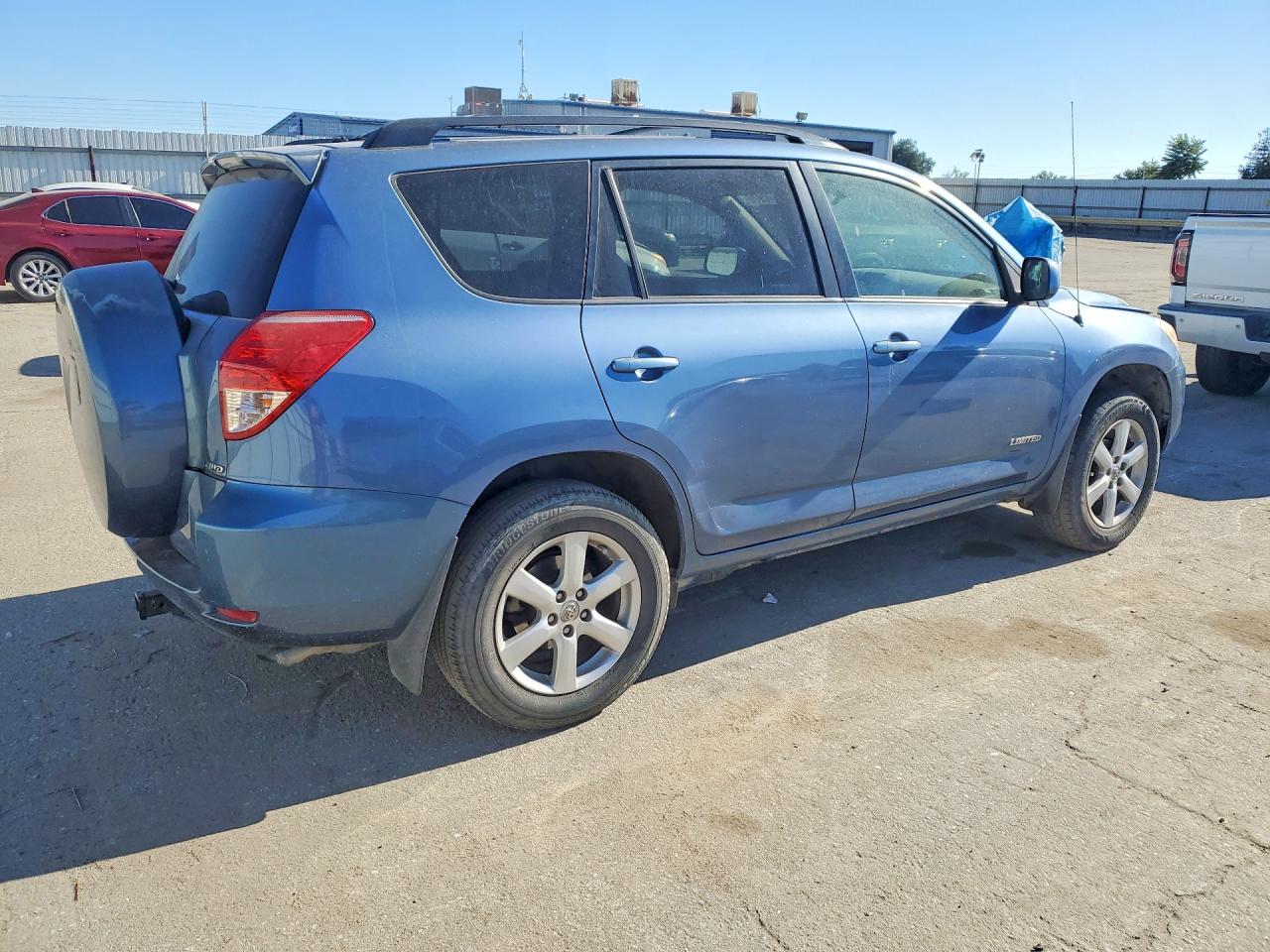 2007 Toyota Rav4 Limited Blue vin: JTMBD31V475073863