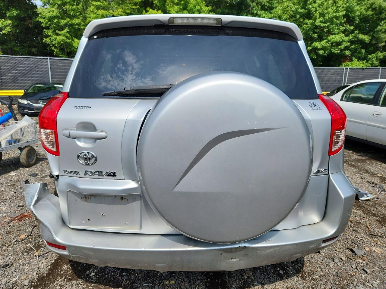 2007 Toyota Rav4 Limited Silver vin: JTMBD31V476045975