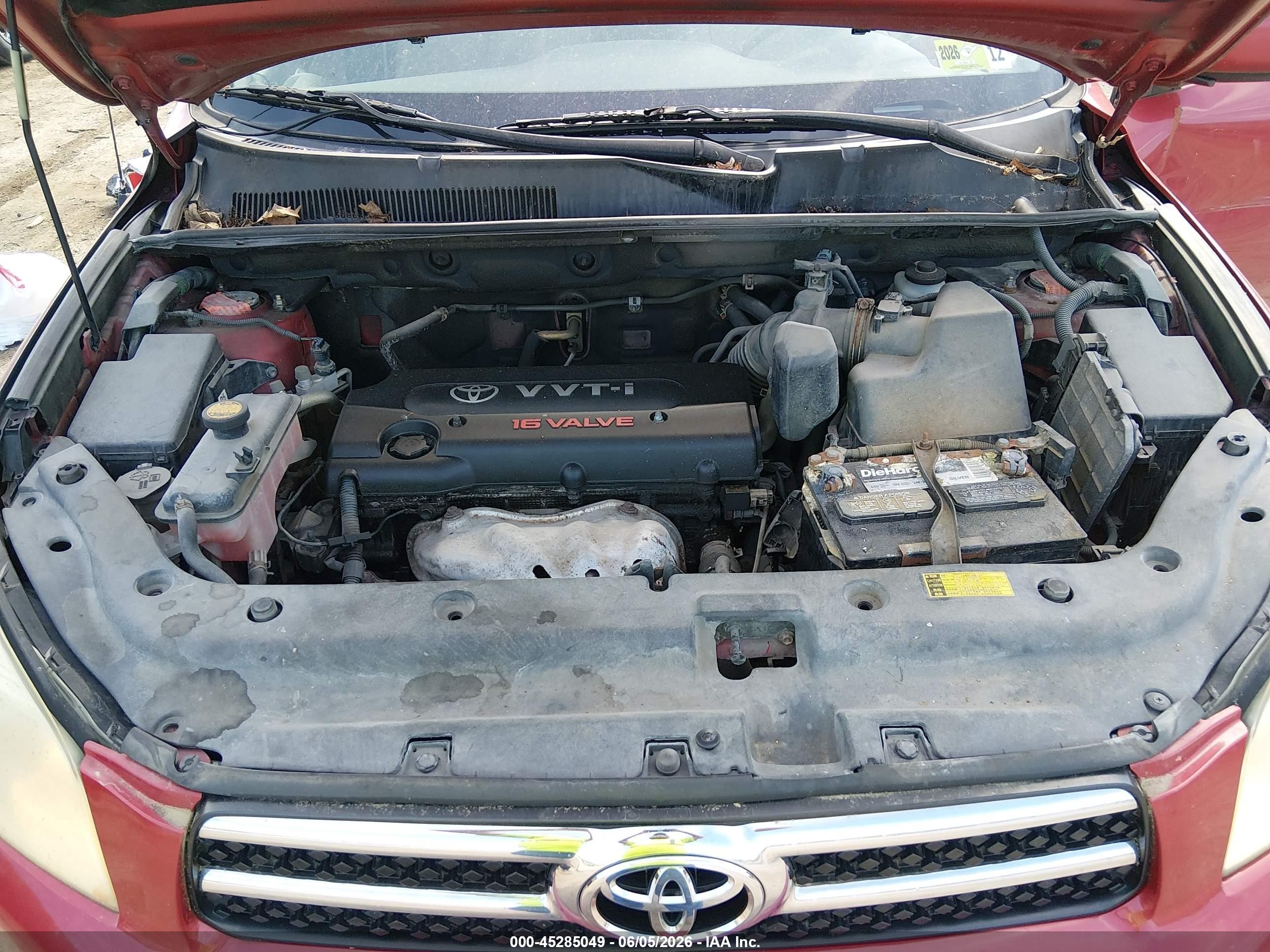 2008 Toyota Rav4 Limited Red vin: JTMBD31V485125008