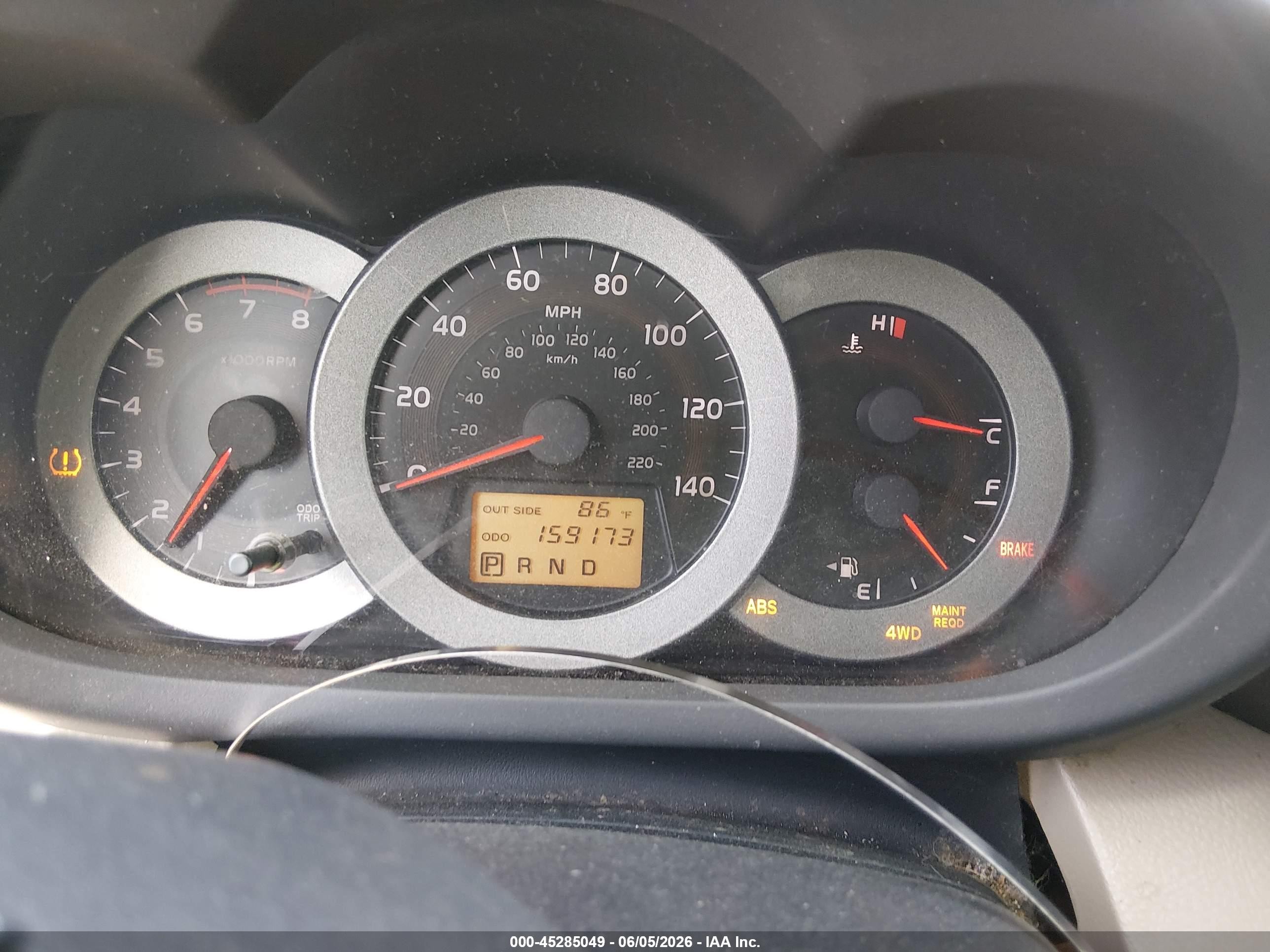 2008 Toyota Rav4 Limited Red vin: JTMBD31V485125008