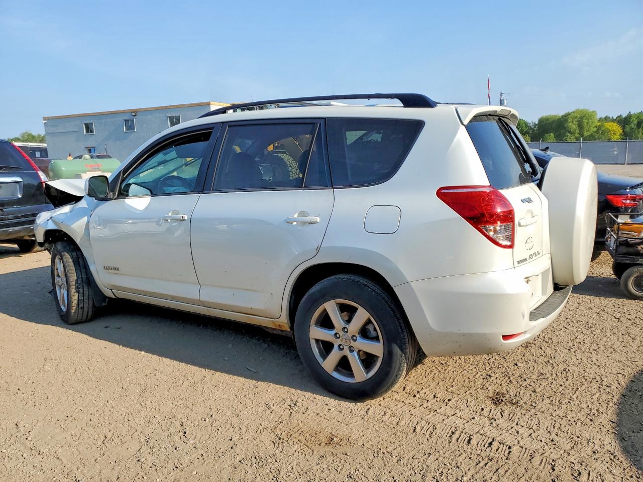 2008 Toyota Rav4 Limited White vin: JTMBD31V485129320