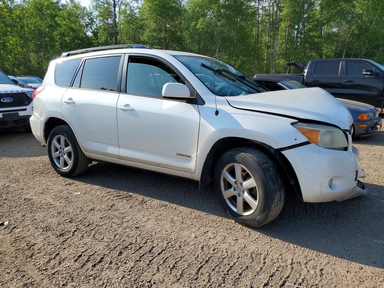 2008 Toyota Rav4 Limited White vin: JTMBD31V485129320