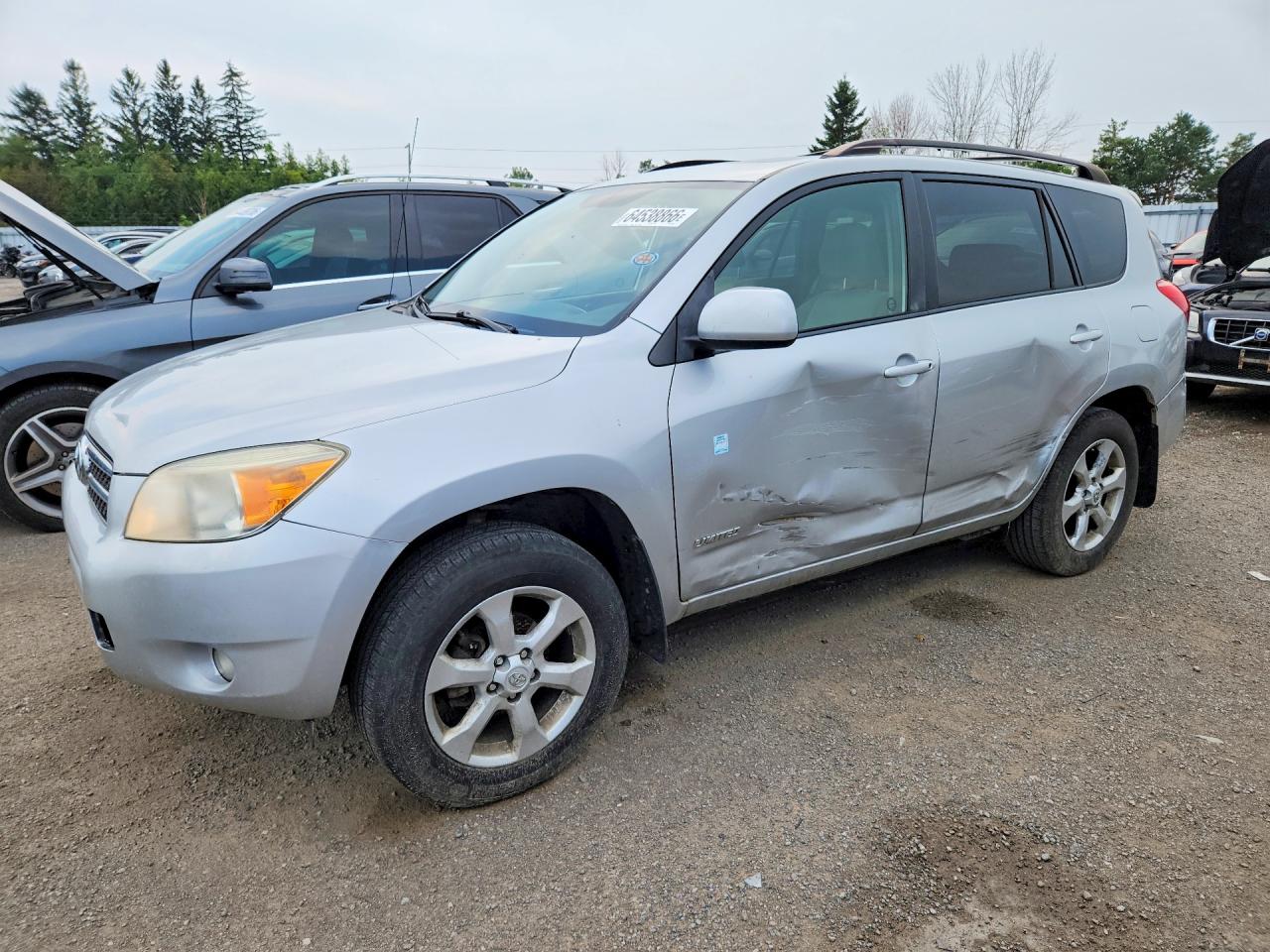 2008 Toyota Rav4 Limited Silver vin: JTMBD31V485168473