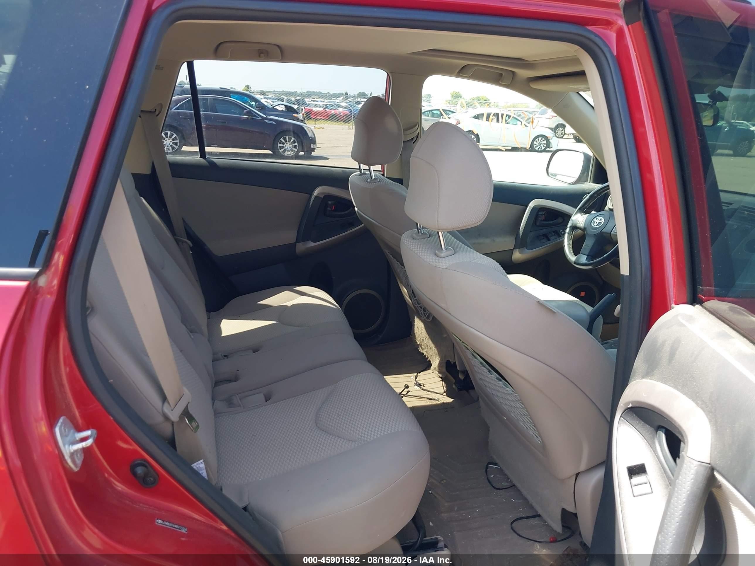 2008 Toyota Rav4 Limited Красный vin: JTMBD31V485171034