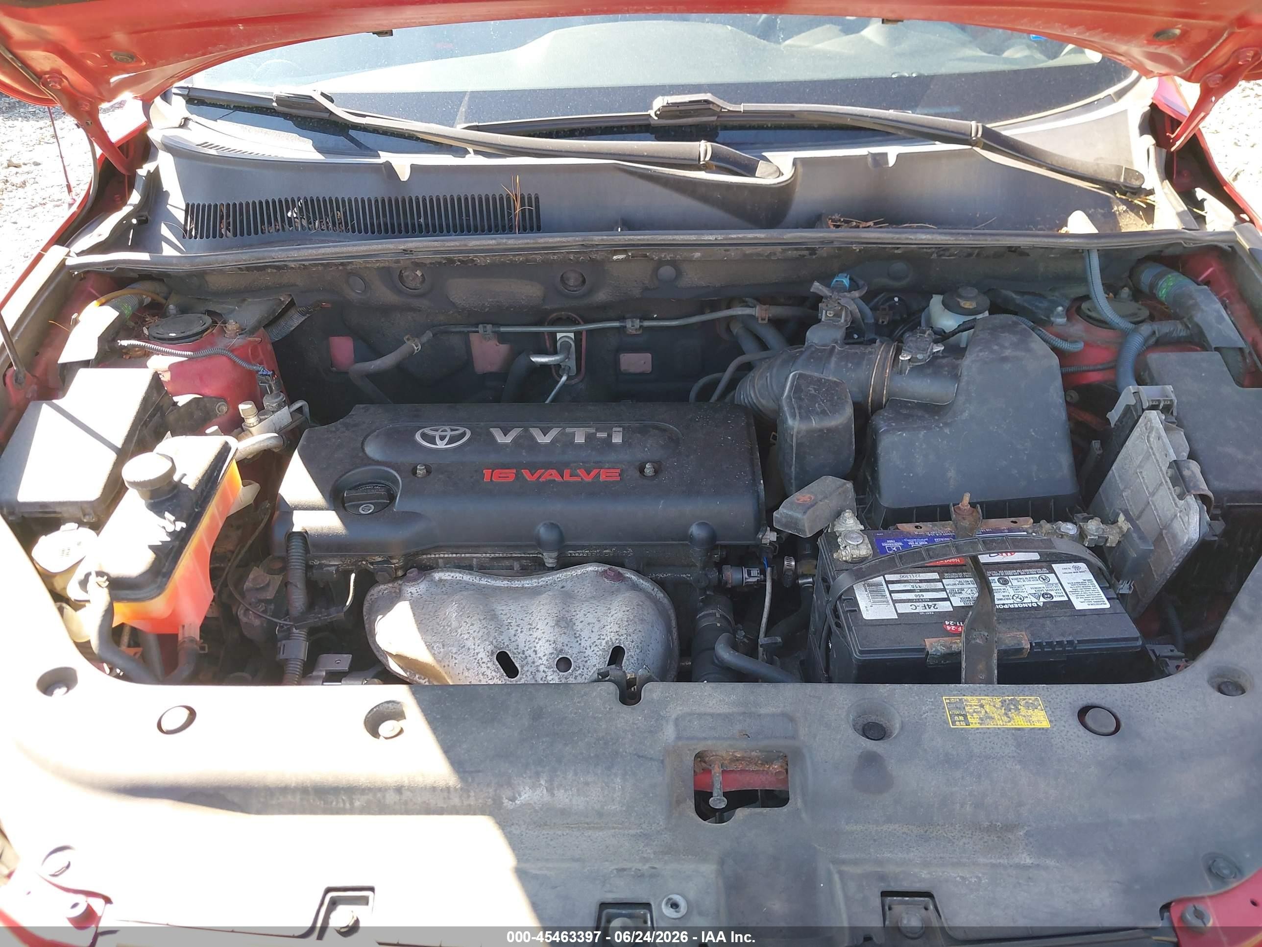 2008 Toyota Rav4 Limited Red vin: JTMBD31V486085412
