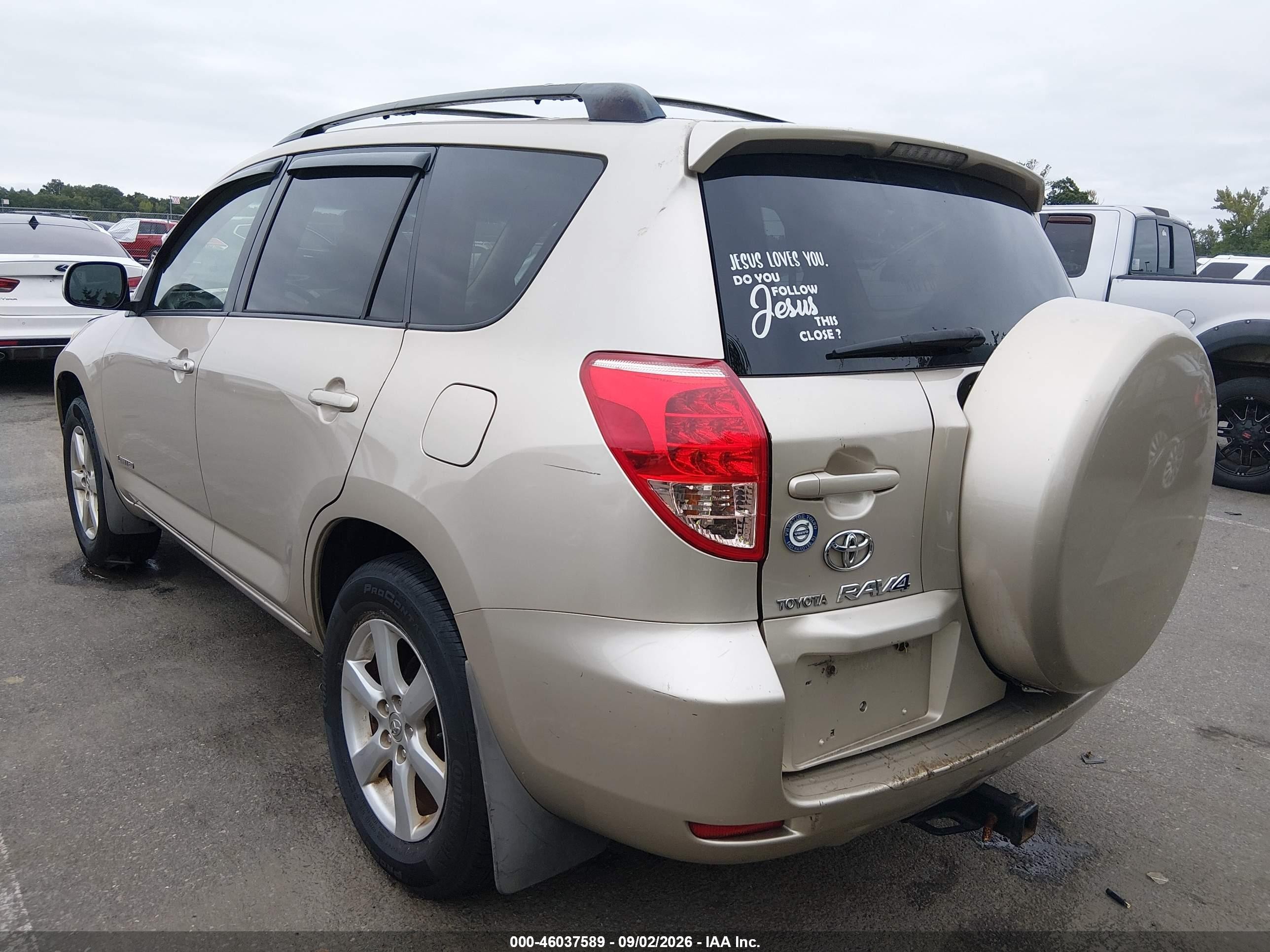 2008 Toyota Rav4 Limited Tan vin: JTMBD31V486085958