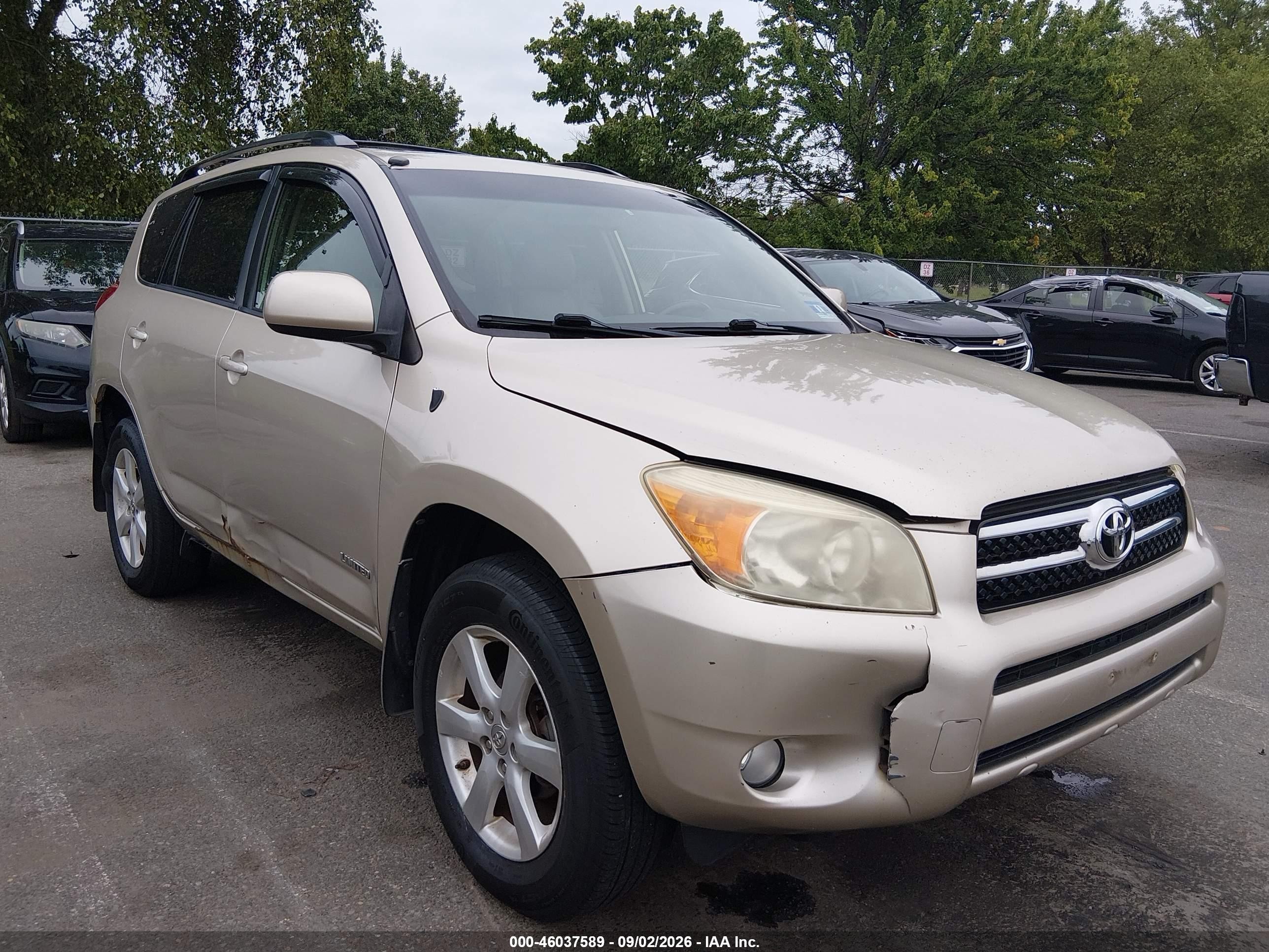 2008 Toyota Rav4 Limited Tan vin: JTMBD31V486085958