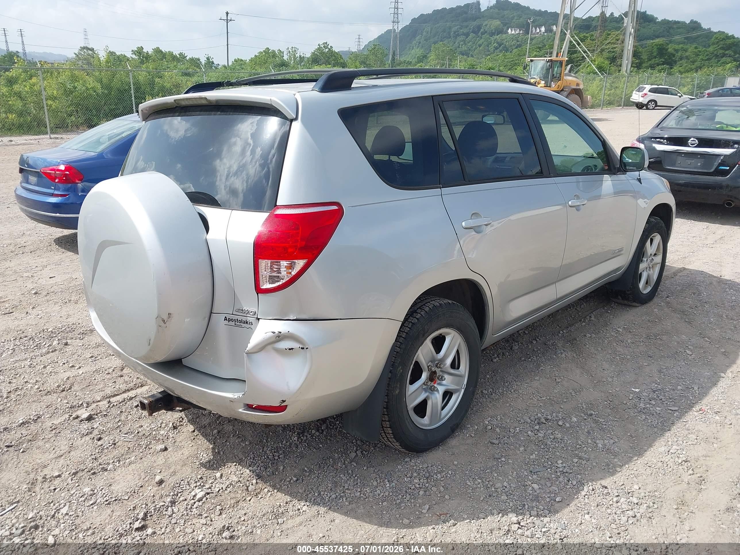 2006 Toyota Rav4 Limited Silver vin: JTMBD31V565003917