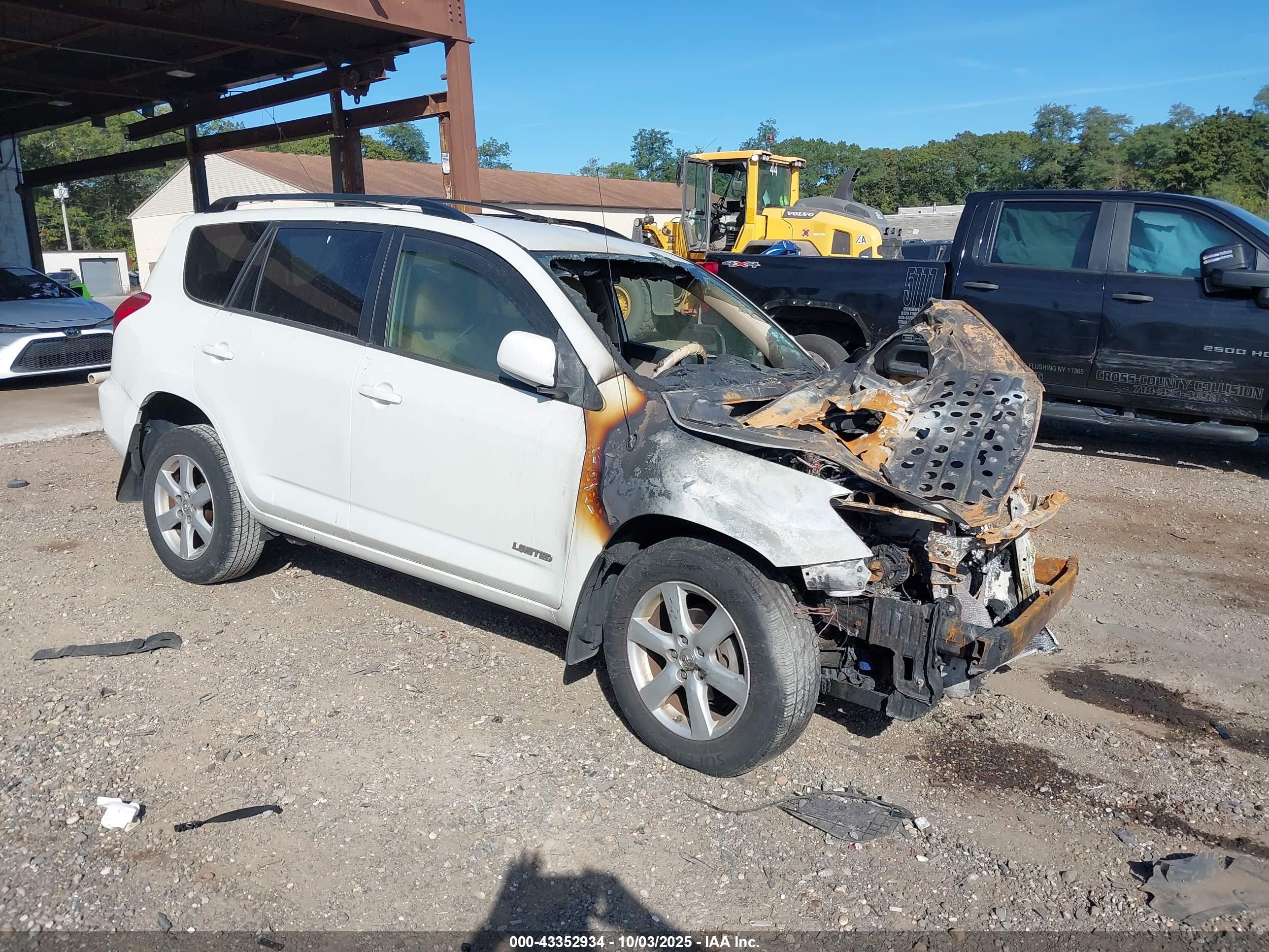 2006 Toyota Rav4 Limited White vin: JTMBD31V565024606