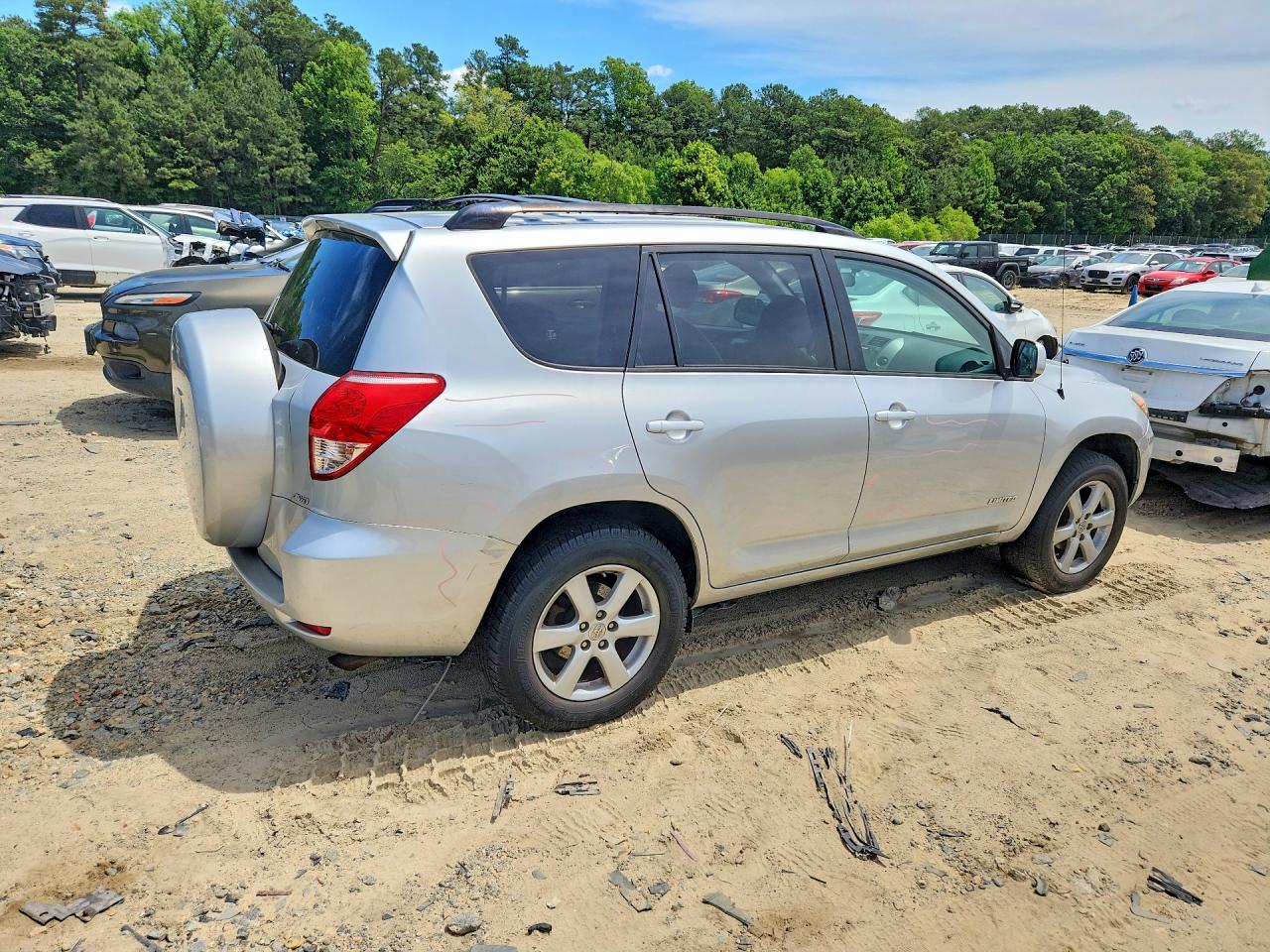 2006 Toyota Rav4 Limited Silver vin: JTMBD31V566010845