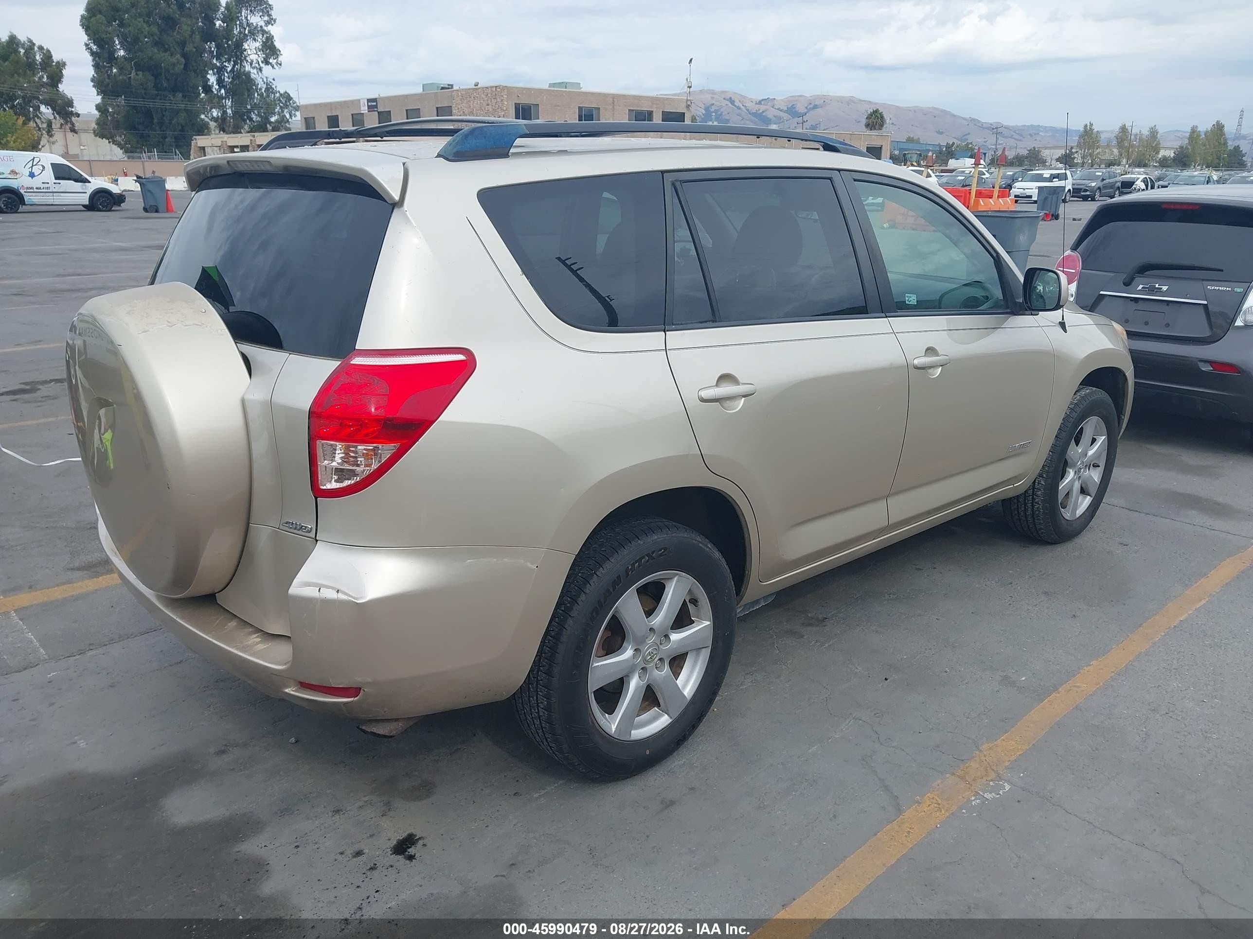 2007 Toyota Rav4 Limited Gold vin: JTMBD31V575101282