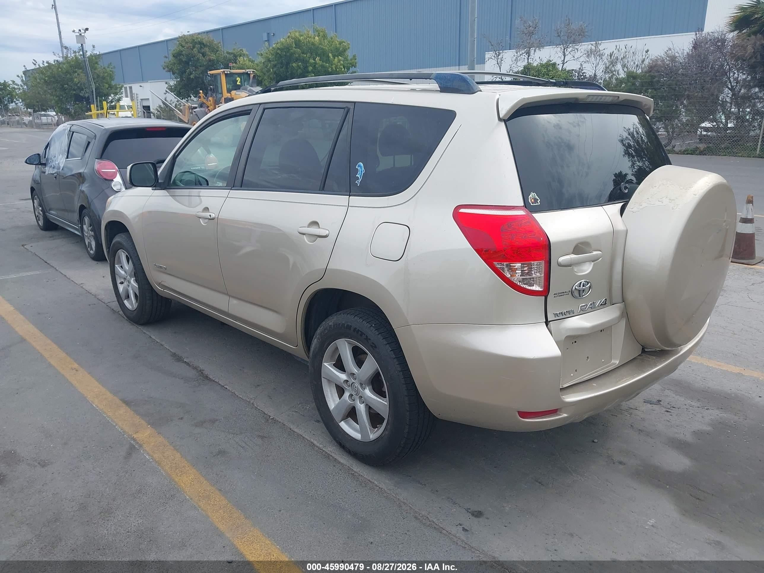 2007 Toyota Rav4 Limited Gold vin: JTMBD31V575101282
