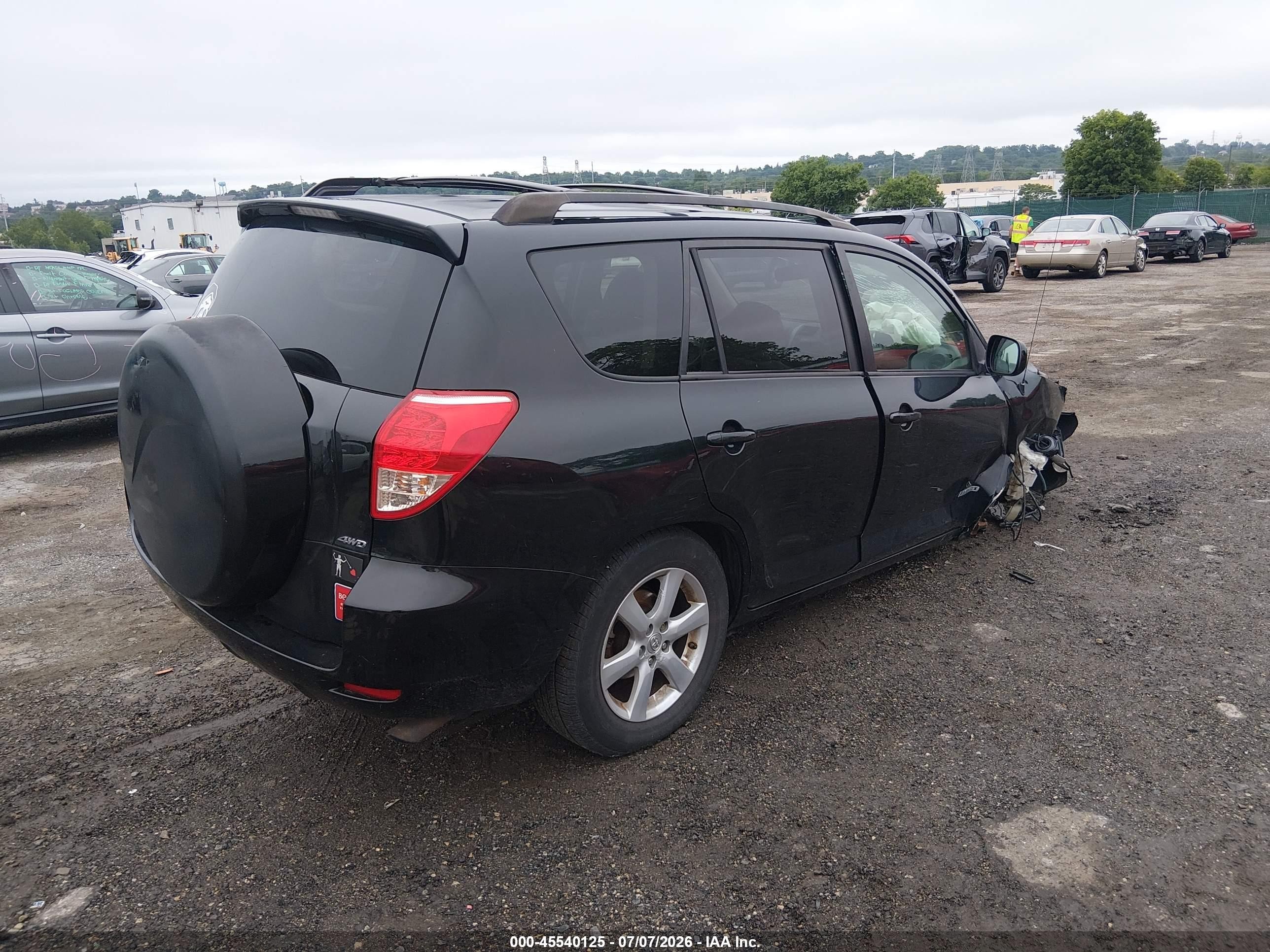 2007 Toyota Rav4 Limited Gray vin: JTMBD31V576040669