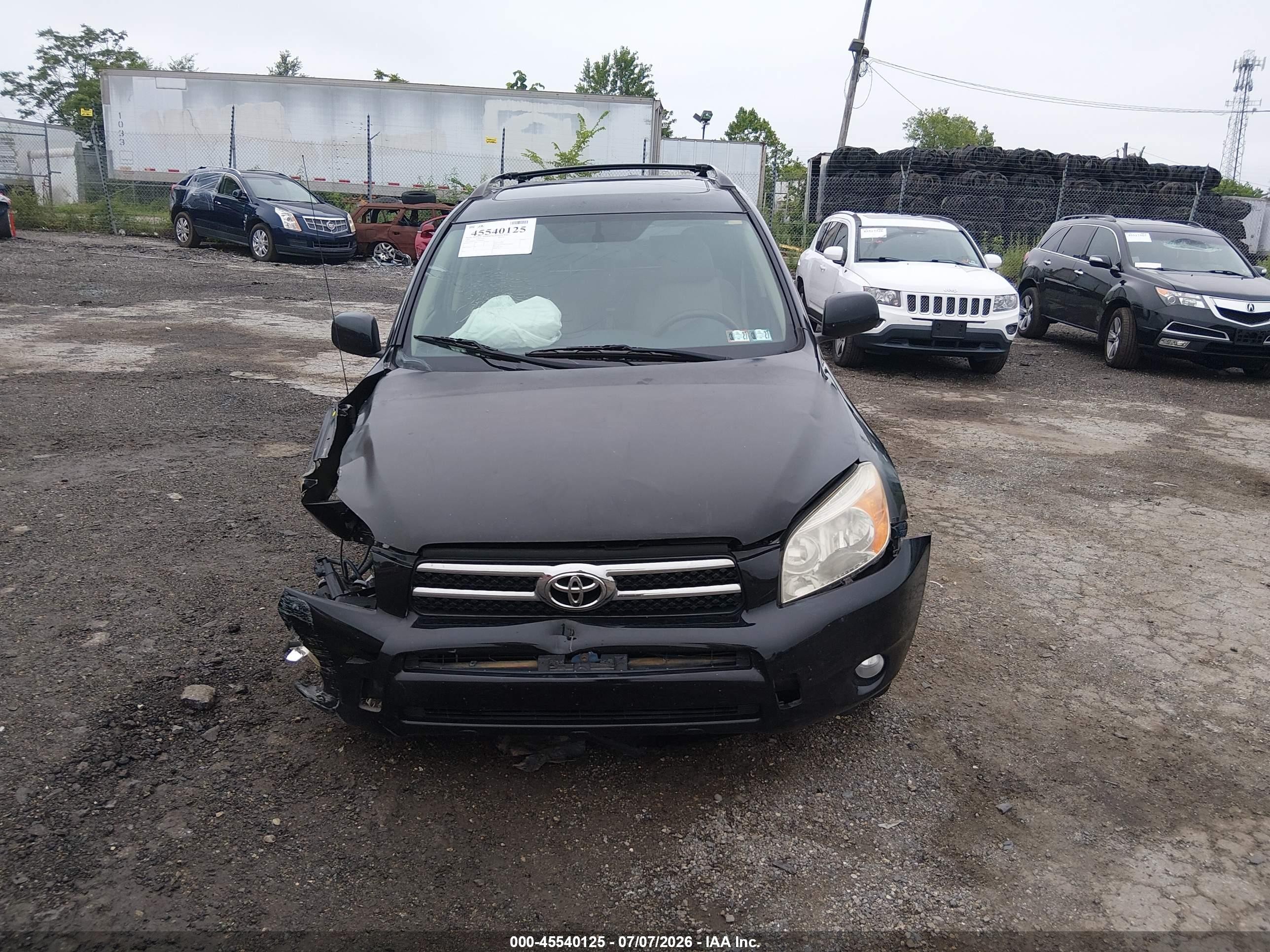 2007 Toyota Rav4 Limited Gray vin: JTMBD31V576040669