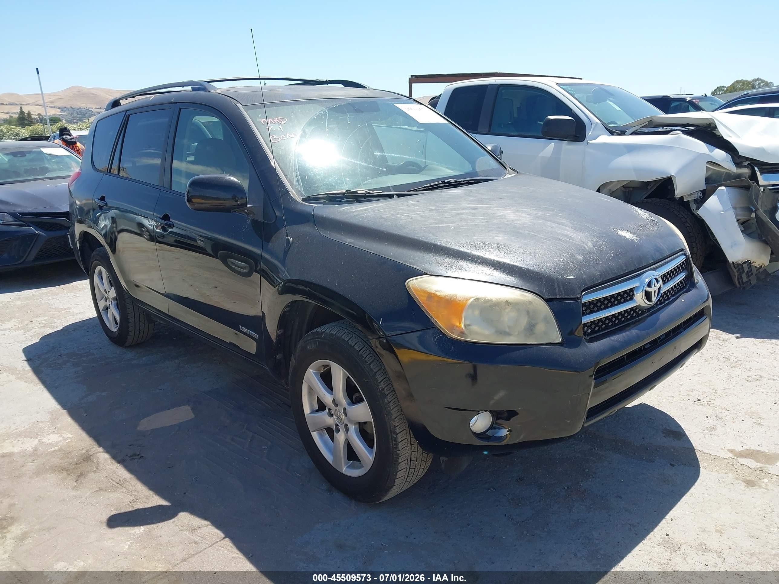 2007 Toyota Rav4 Limited Черный vin: JTMBD31V576045497