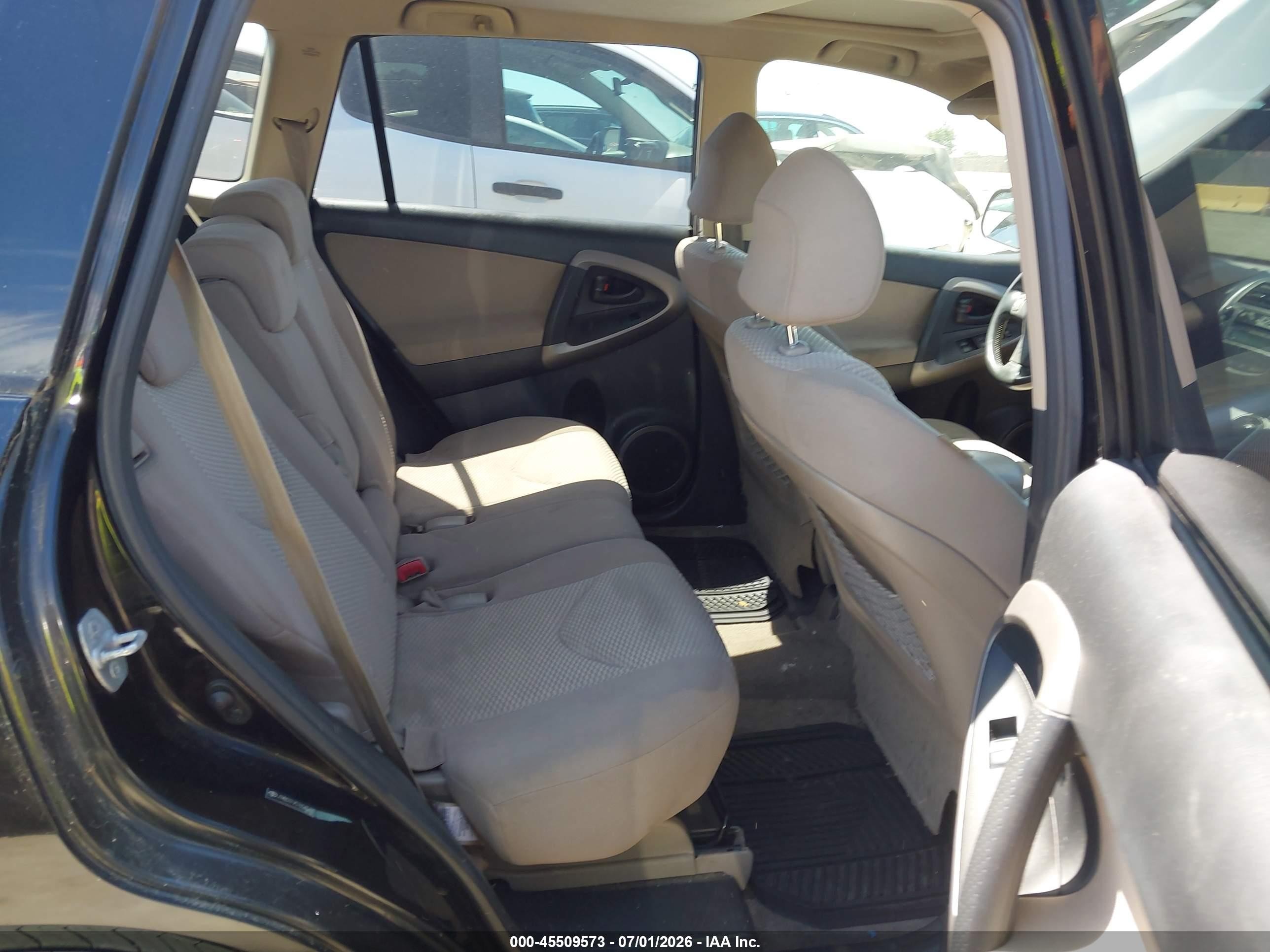2007 Toyota Rav4 Limited Black vin: JTMBD31V576045497