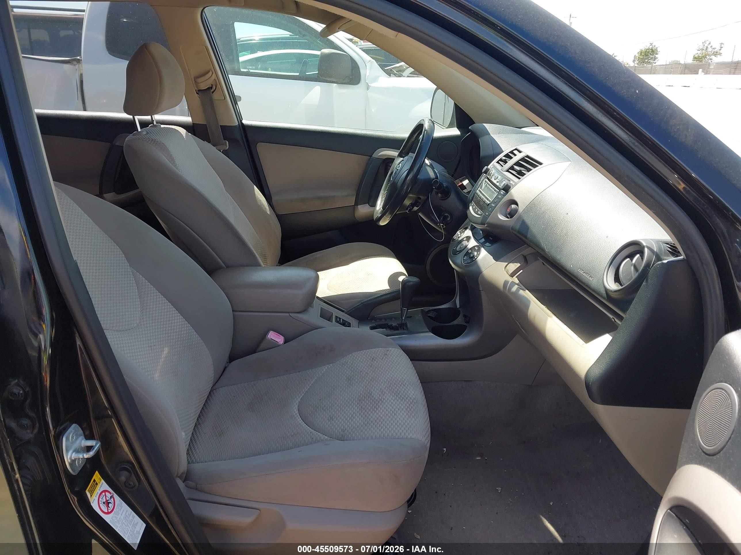 2007 Toyota Rav4 Limited Black vin: JTMBD31V576045497