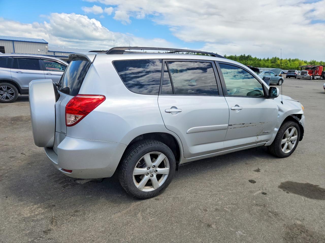 2008 Toyota Rav4 Limited Silver vin: JTMBD31V585194984