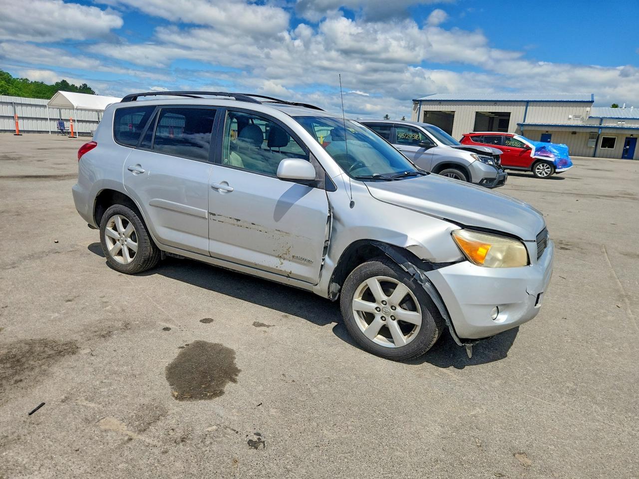 2008 Toyota Rav4 Limited Silver vin: JTMBD31V585194984