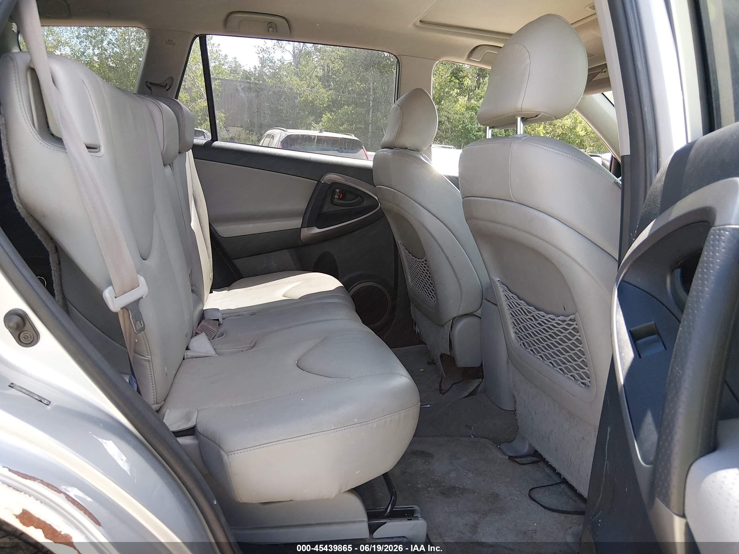 2008 Toyota Rav4 Limited Silver vin: JTMBD31V586083149