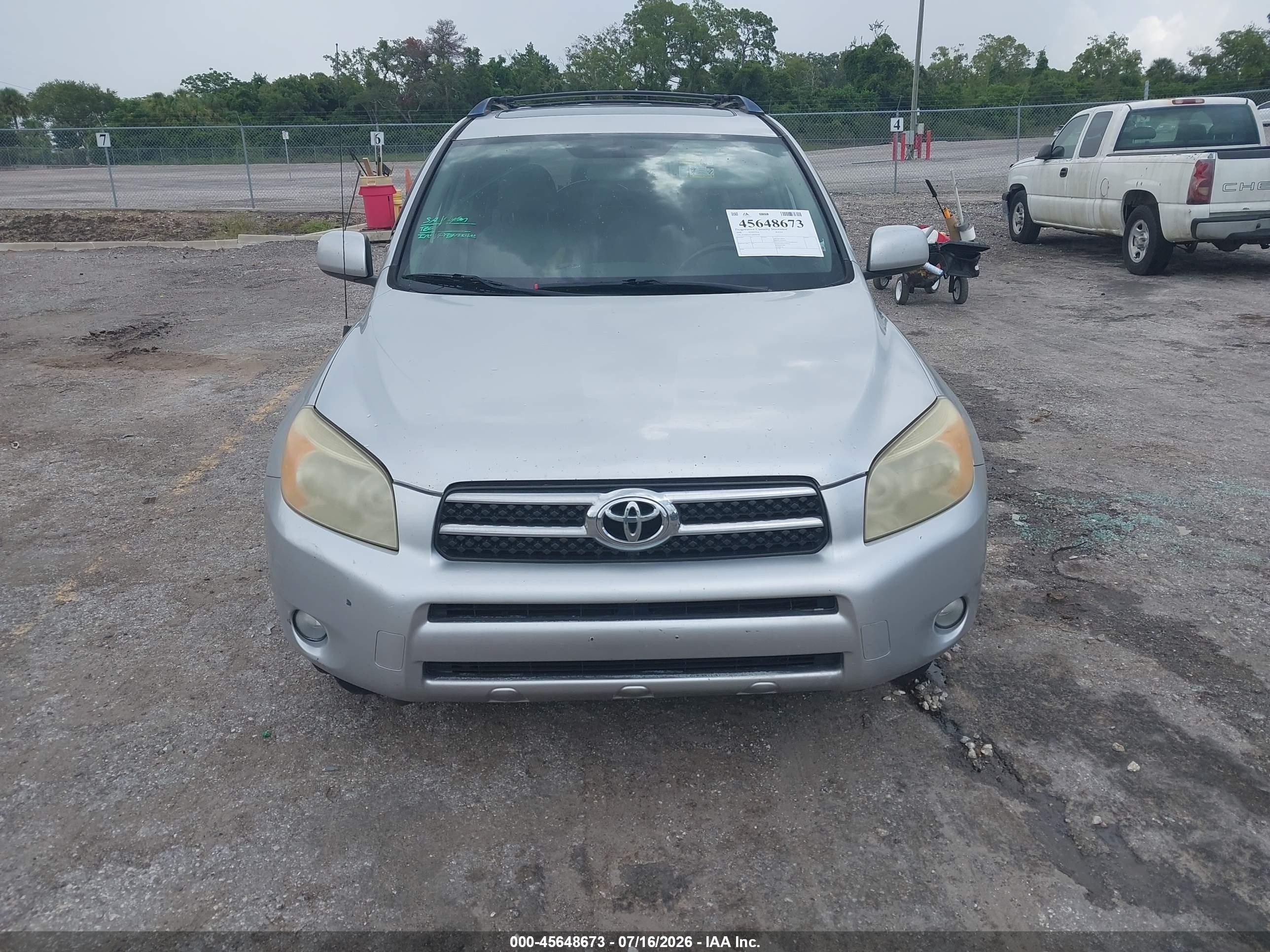 2008 Toyota Rav4 Limited Silver vin: JTMBD31V586088349