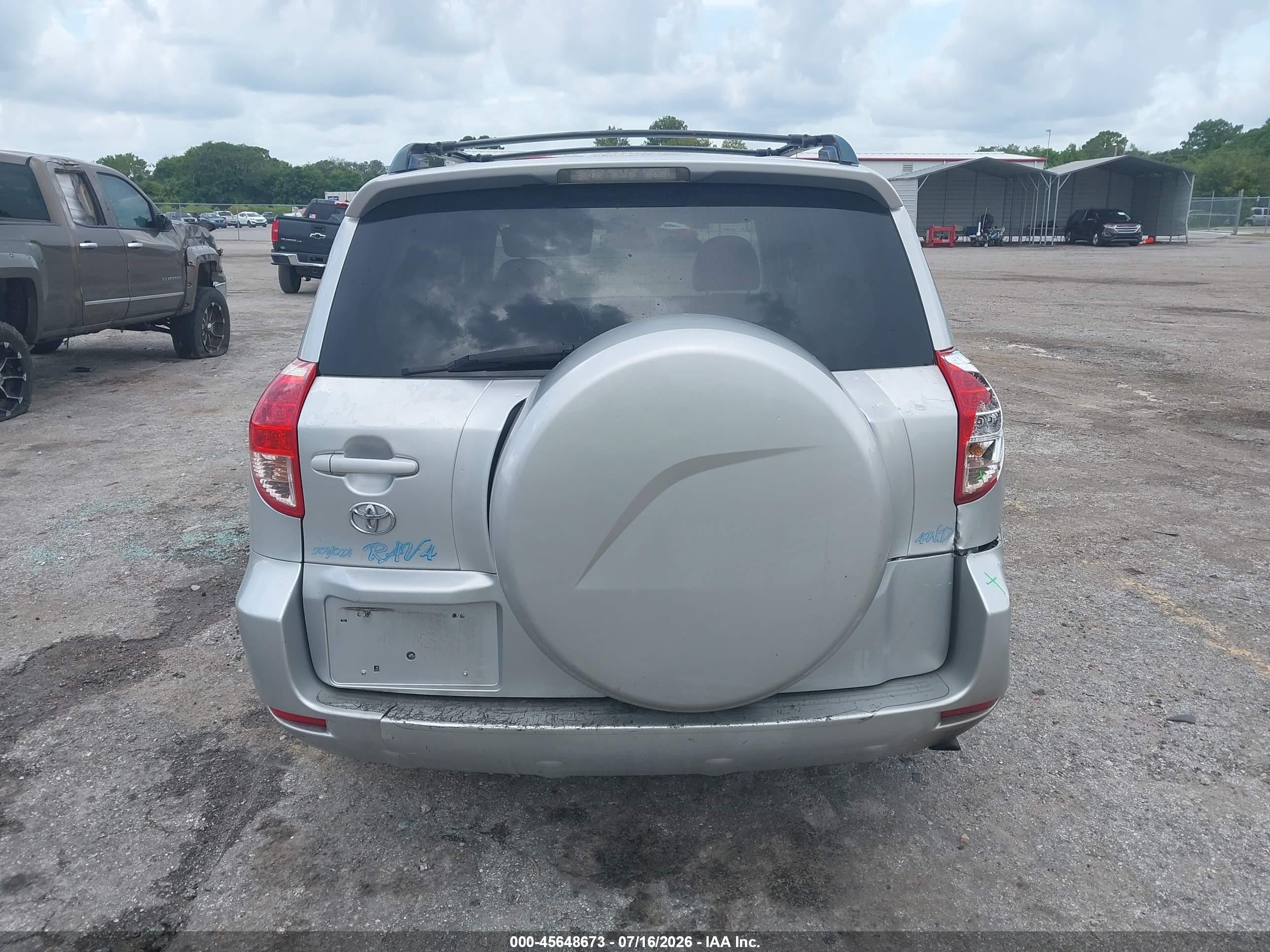 2008 Toyota Rav4 Limited Silver vin: JTMBD31V586088349