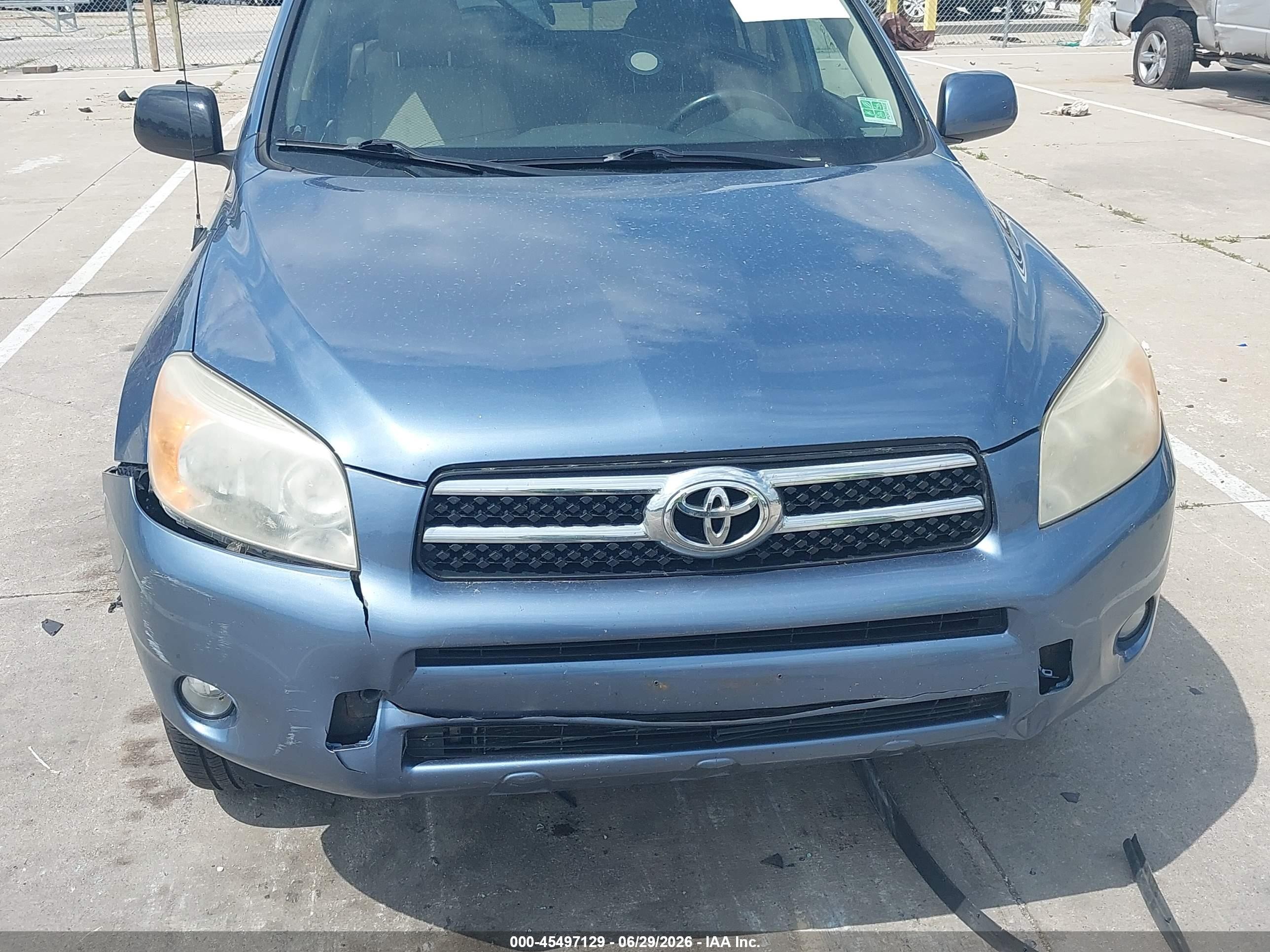 2006 Toyota Rav4 Limited Blue vin: JTMBD31V666011387