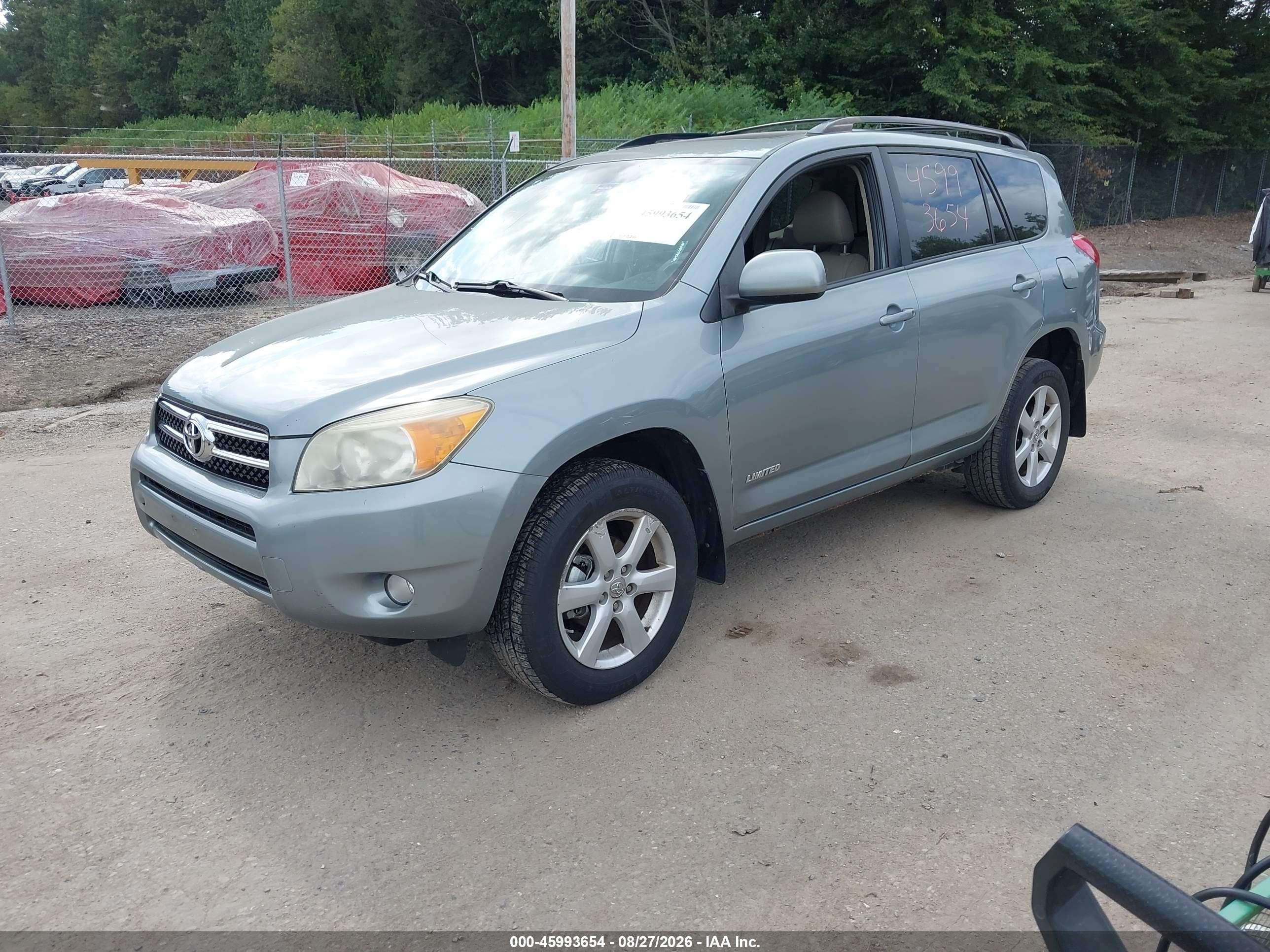 2006 Toyota Rav4 Limited Light Blue vin: JTMBD31V666019103