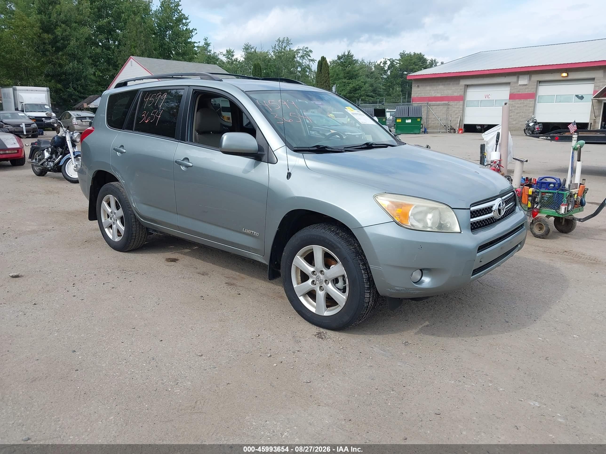 2006 Toyota Rav4 Limited Light Blue vin: JTMBD31V666019103