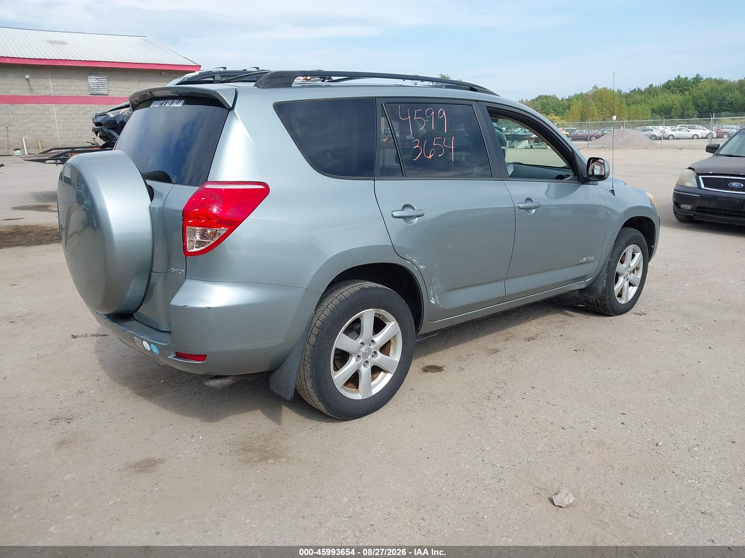 2006 Toyota Rav4 Limited Light Blue vin: JTMBD31V666019103