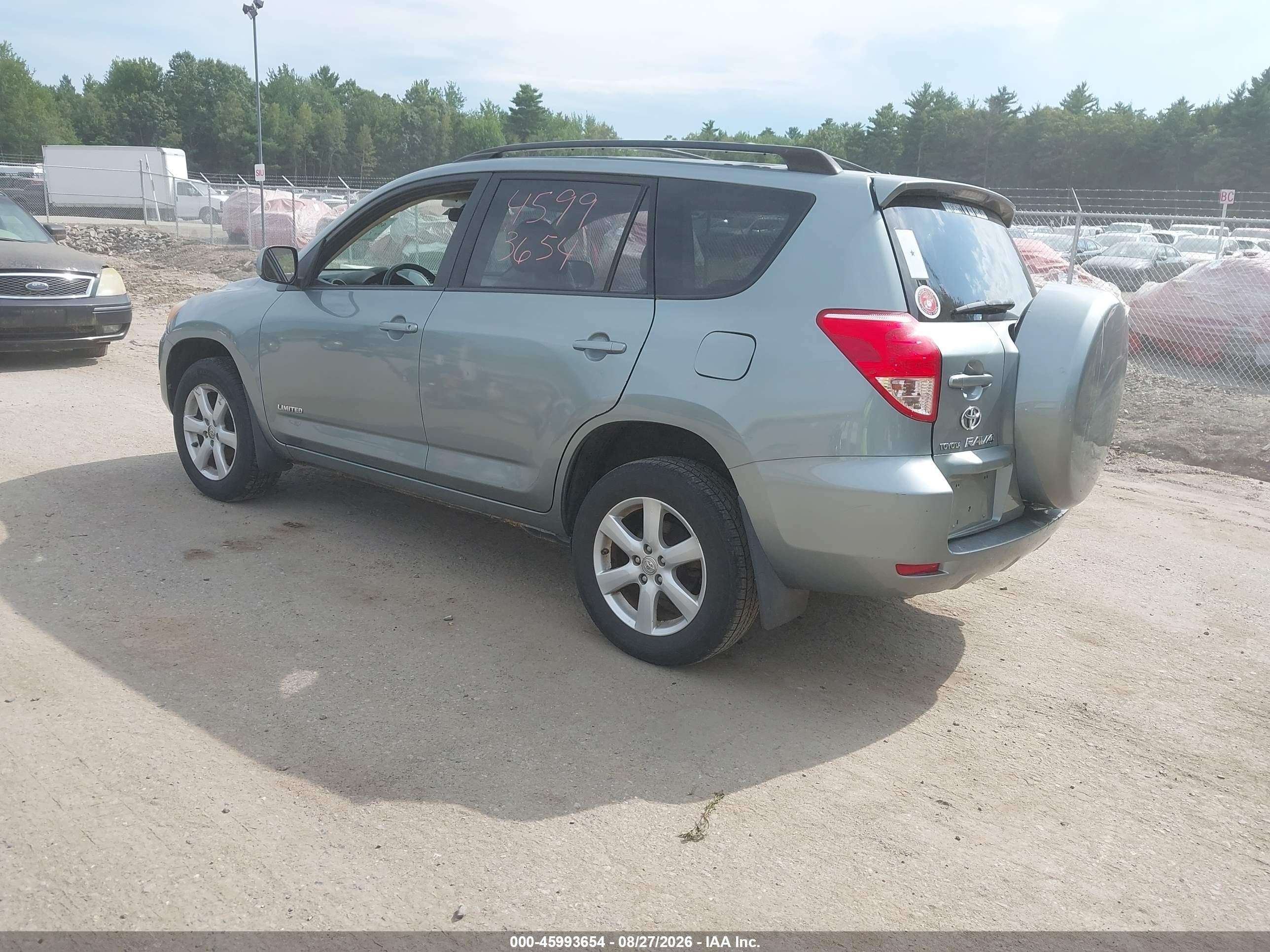 2006 Toyota Rav4 Limited Light Blue vin: JTMBD31V666019103