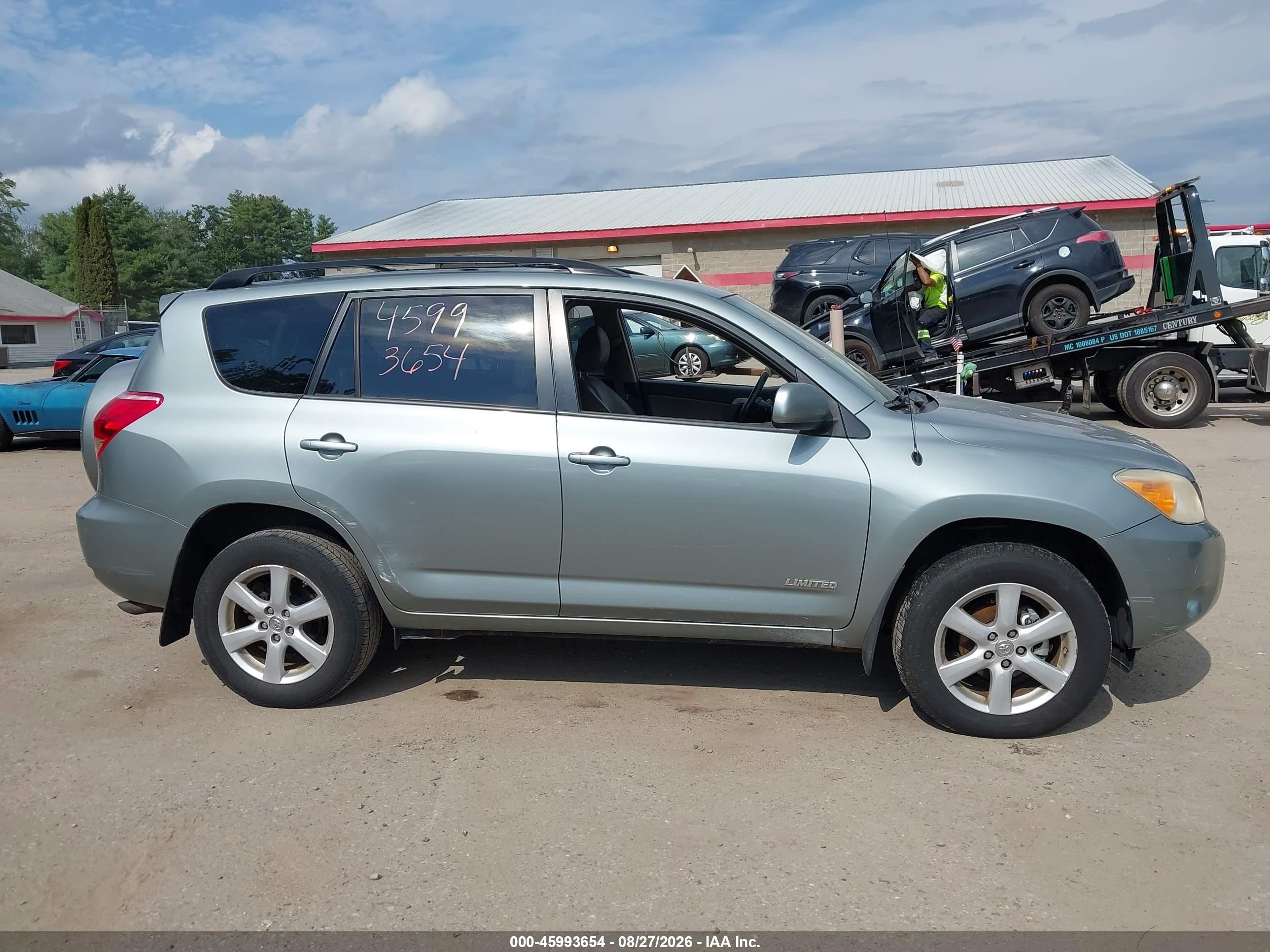 2006 Toyota Rav4 Limited Light Blue vin: JTMBD31V666019103