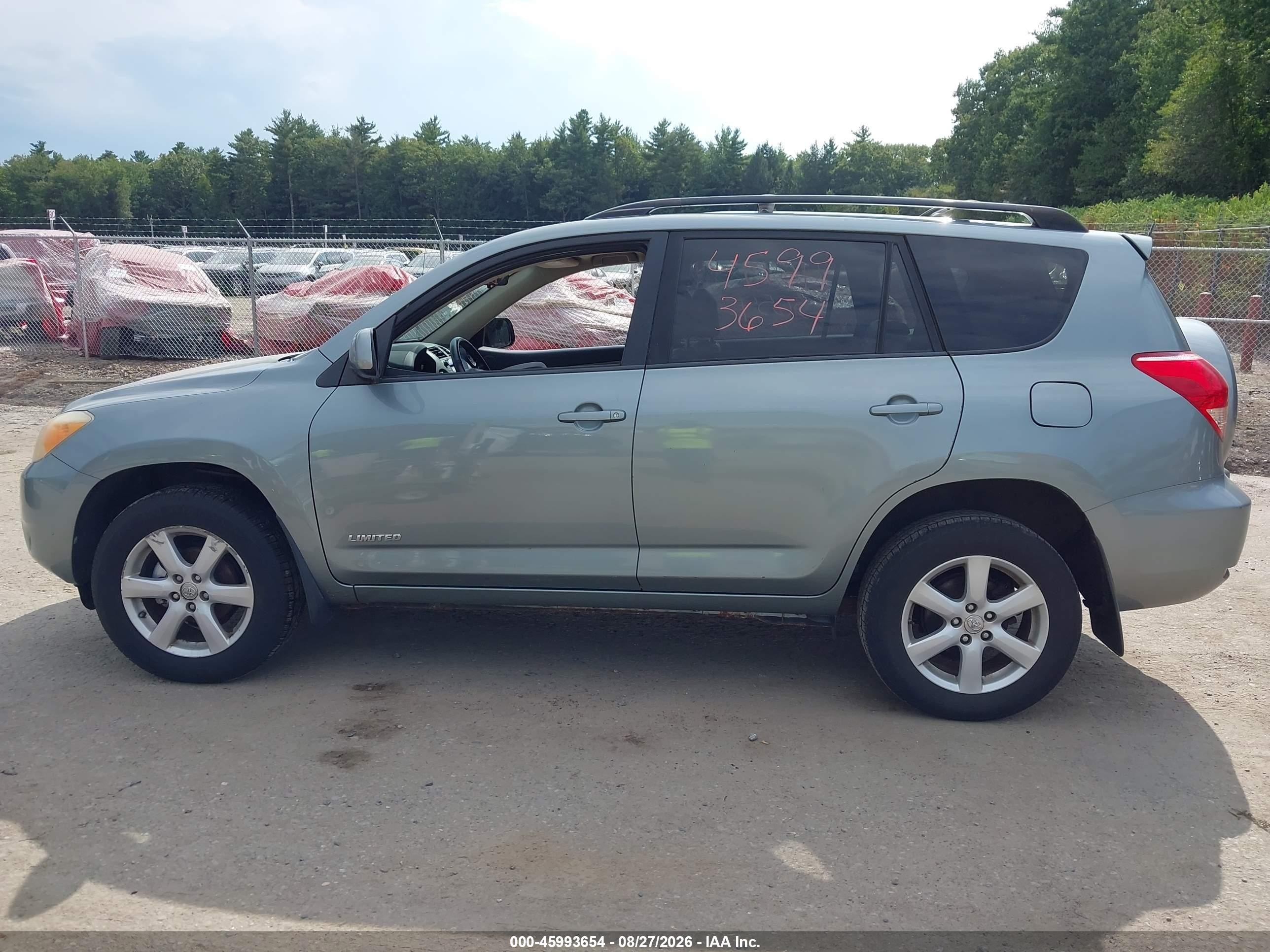 2006 Toyota Rav4 Limited Light Blue vin: JTMBD31V666019103