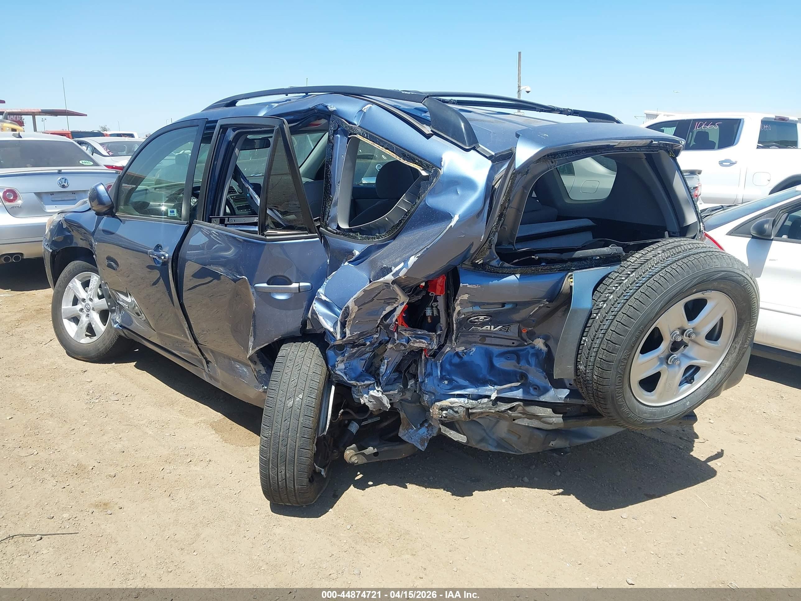 2007 Toyota Rav4 Limited Light Blue vin: JTMBD31V675091281