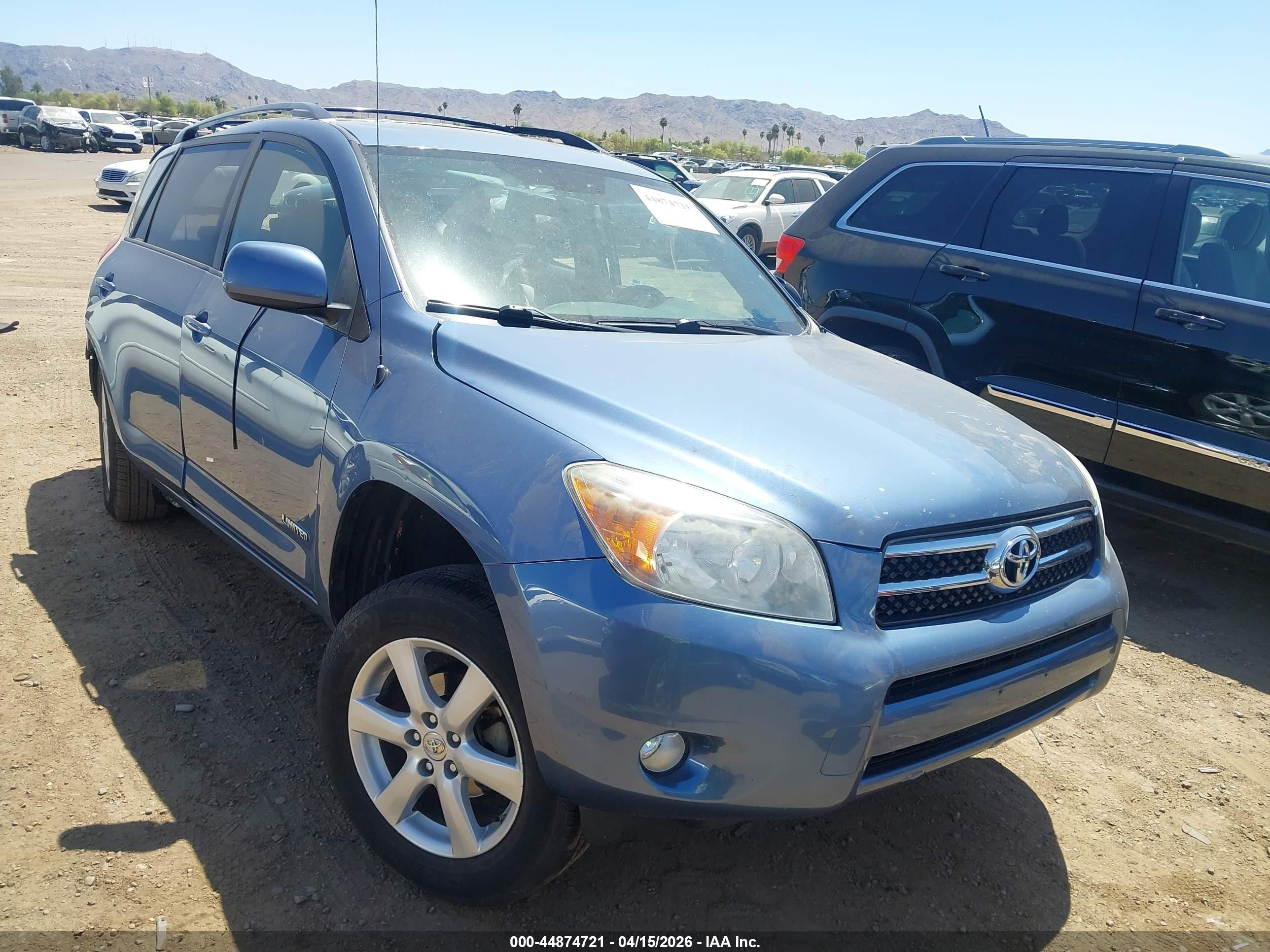 2007 Toyota Rav4 Limited Light Blue vin: JTMBD31V675091281