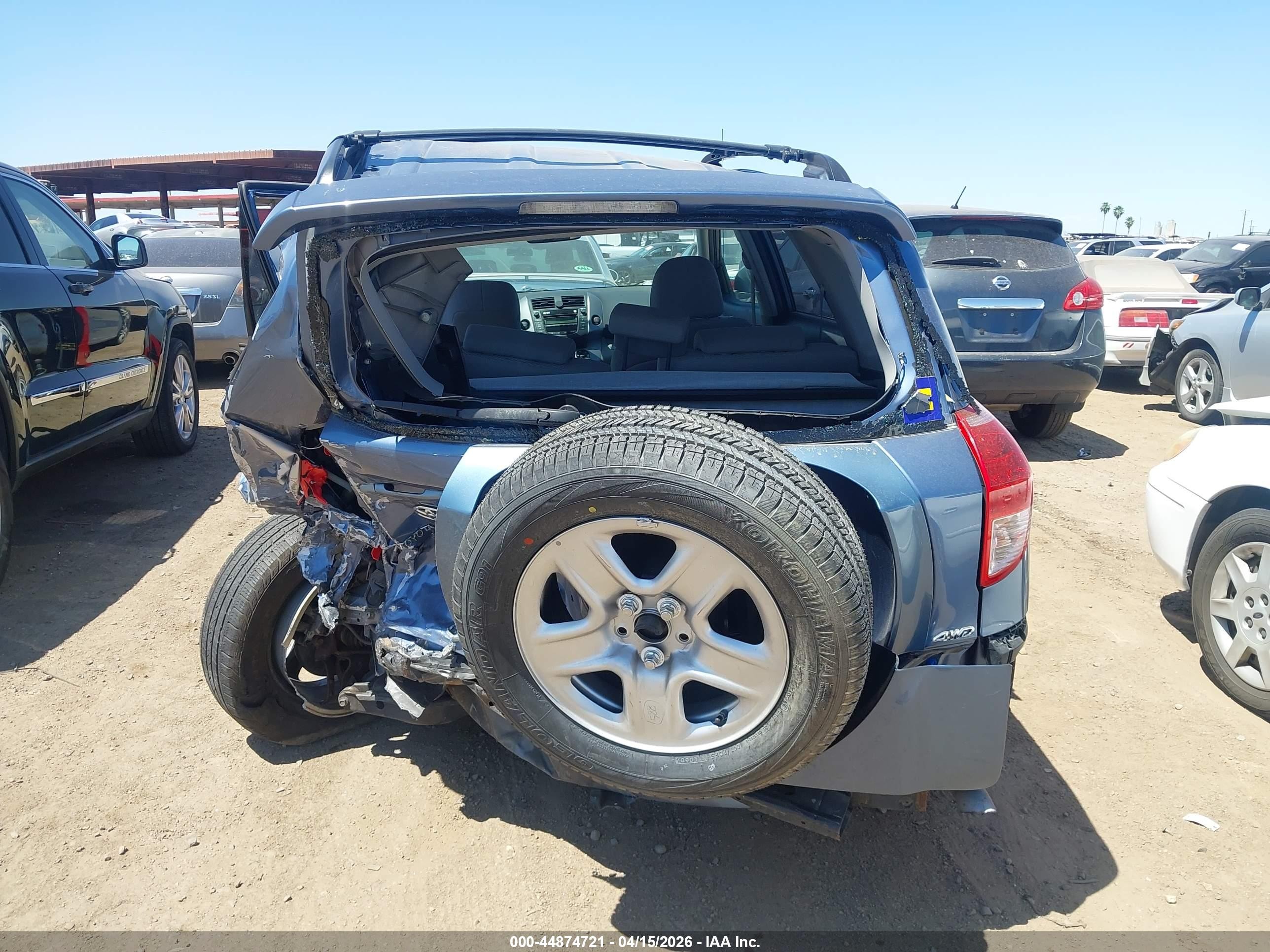 2007 Toyota Rav4 Limited Light Blue vin: JTMBD31V675091281