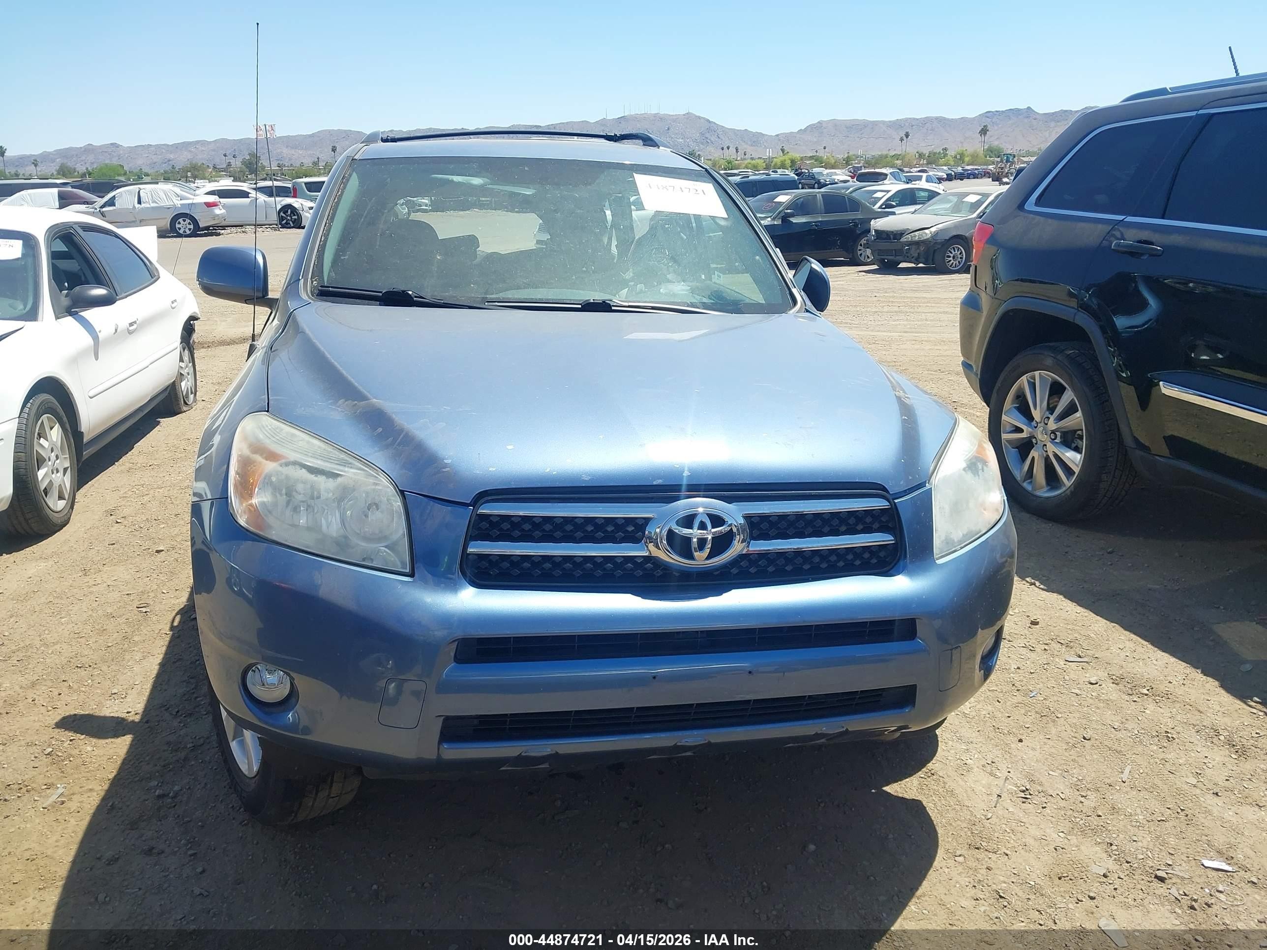 2007 Toyota Rav4 Limited Light Blue vin: JTMBD31V675091281